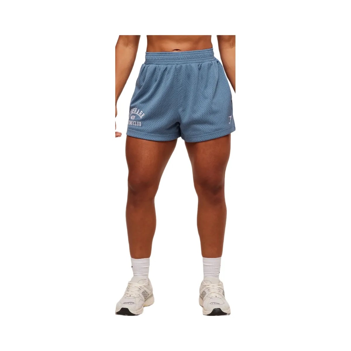 Gymshark Lifting Club Mesh Shorts - Worn Blue - HypeFly India View 6