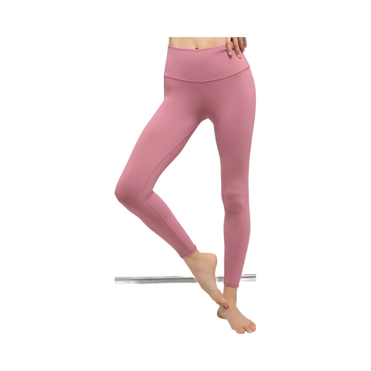 Alo Women's 7/8 High-Waist Airbrush Legging - Pink Wild Rose - HypeFly India View 1