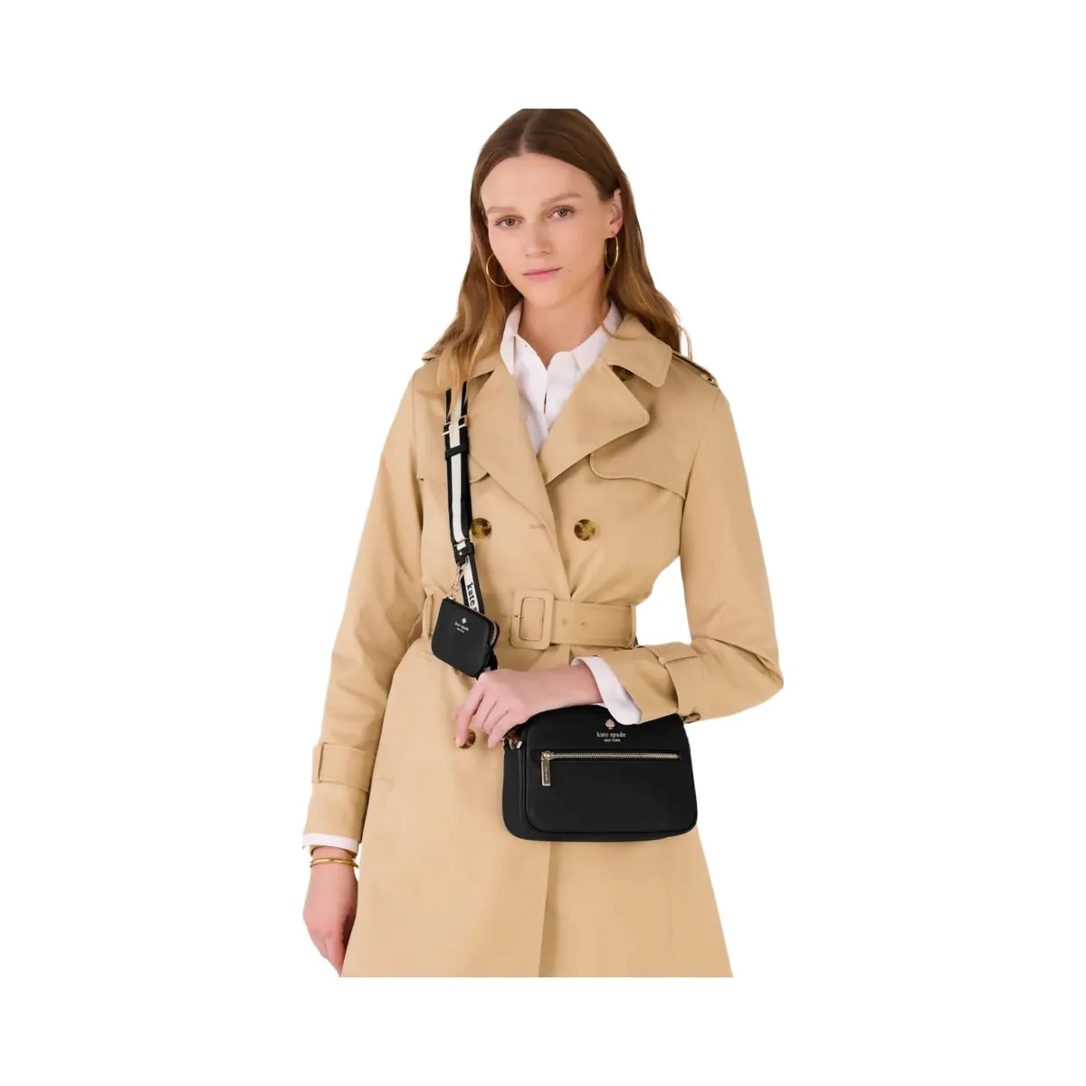 Kate Spade Emma Camera Bag Black - HypeFly India View 2