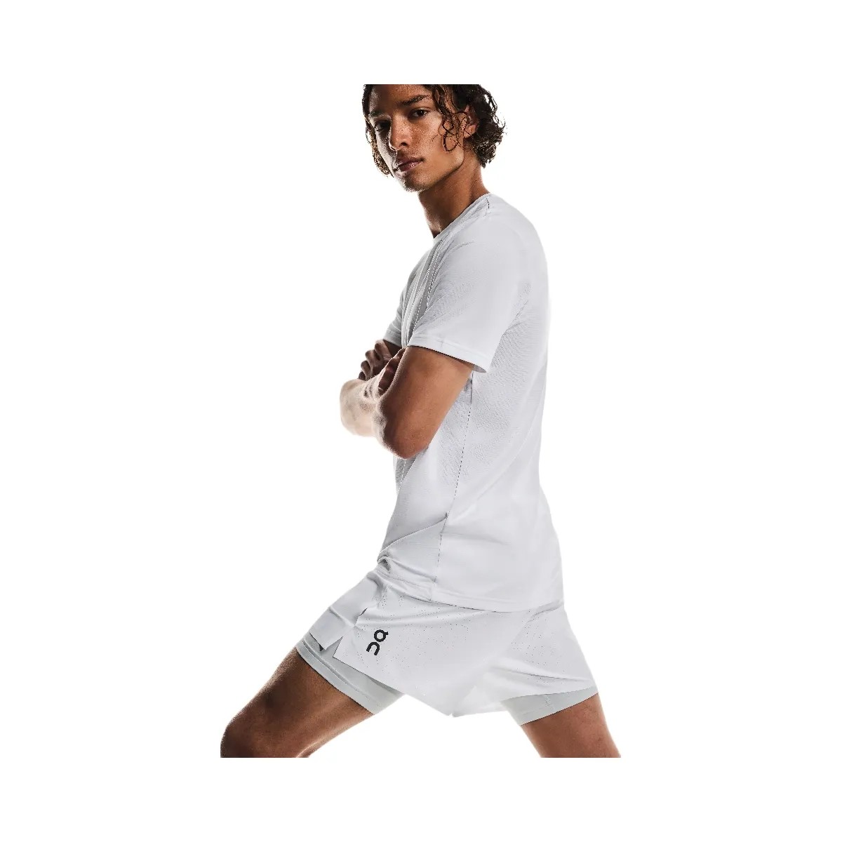 On 5" Performance 2/1 Shorts White | Glacier - HypeFly India View 5