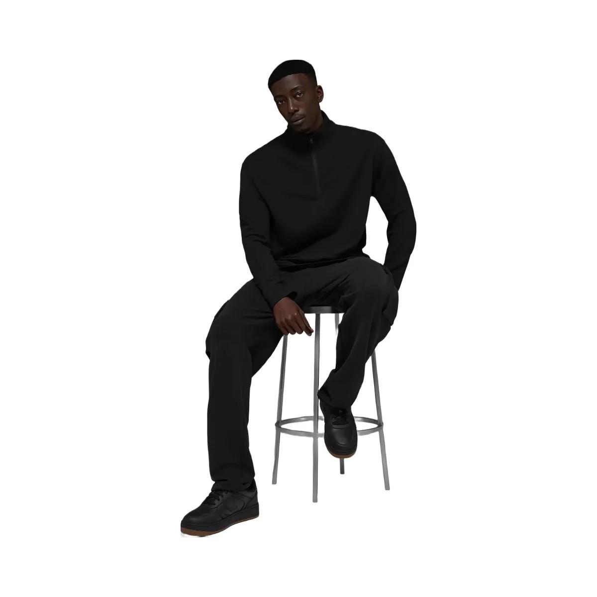 Alo Men's Double Take Cargo Pant - Black - HypeFly India View 5