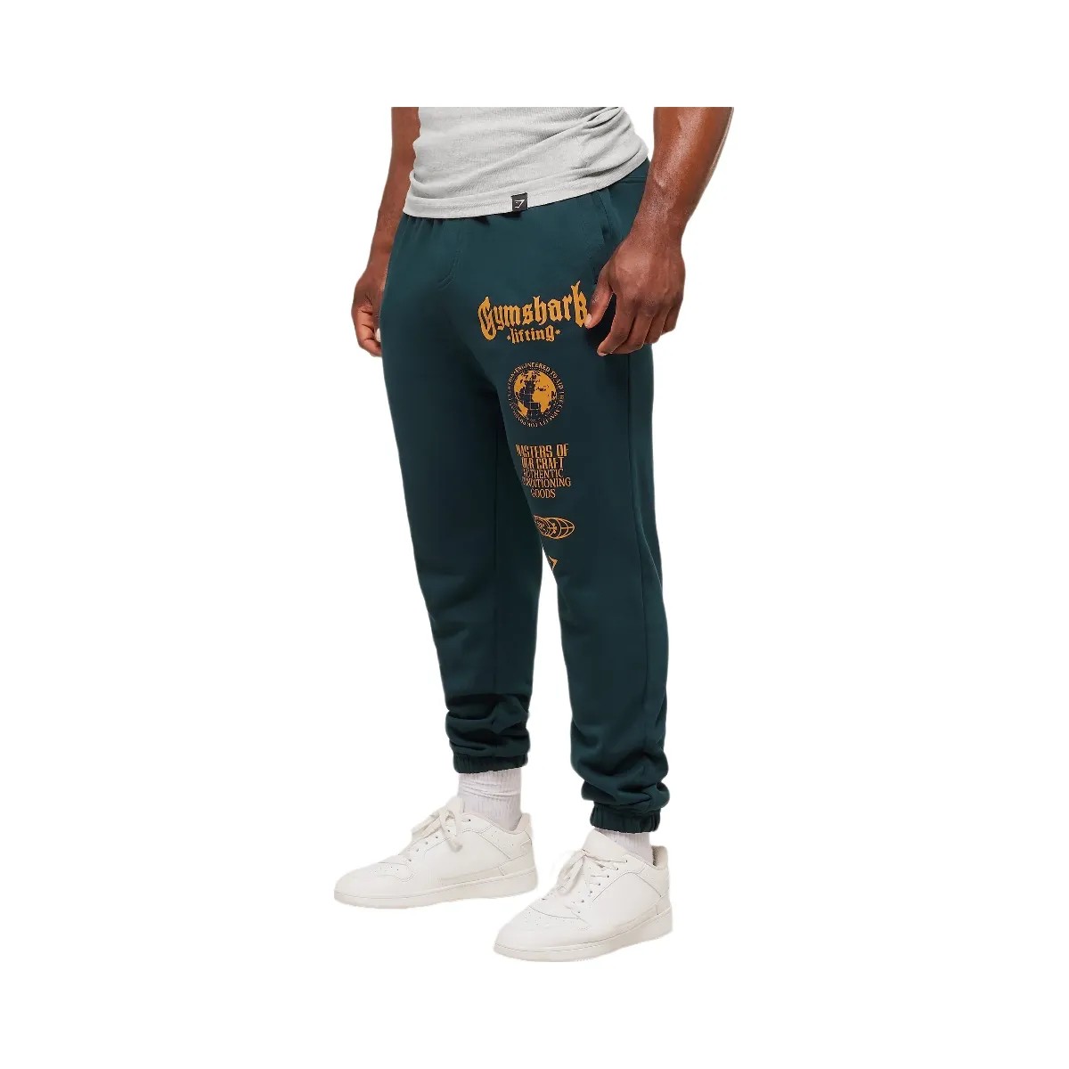 Gymshark Global Lifting Oversized Essential Joggers - Deep Petrol Blue - HypeFly India View 5