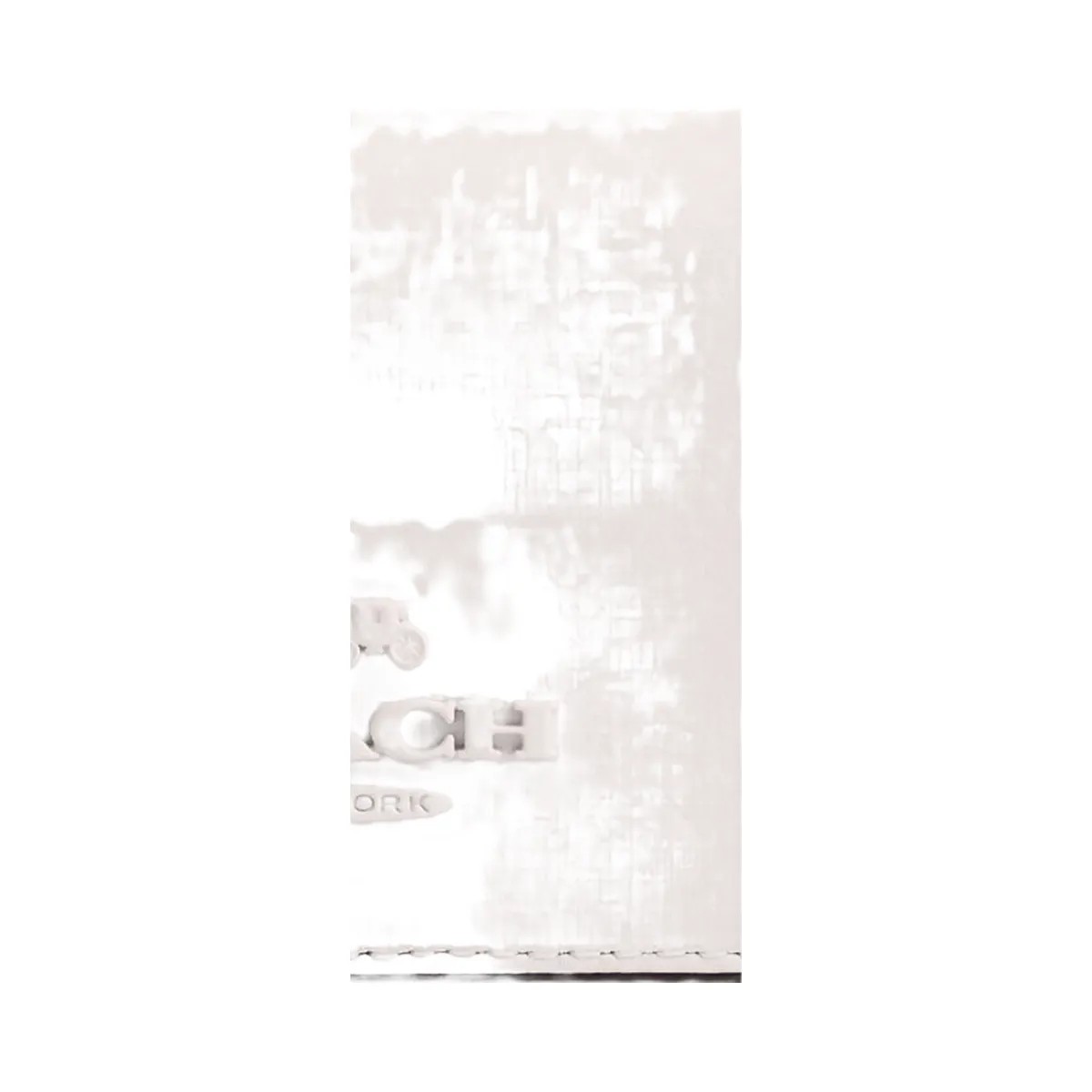 Coach Micro Wallet Leather-Silver-Chalk - HypeFly India View 2