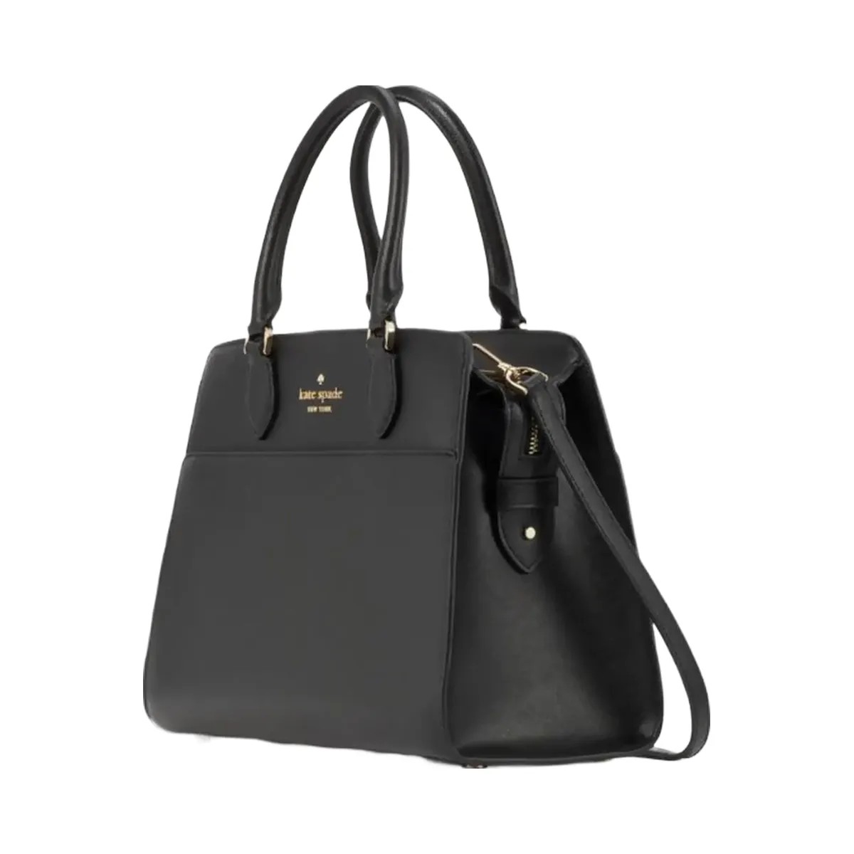 Kate Spade Madison Medium Satchel Bag Black - HypeFly India View 3
