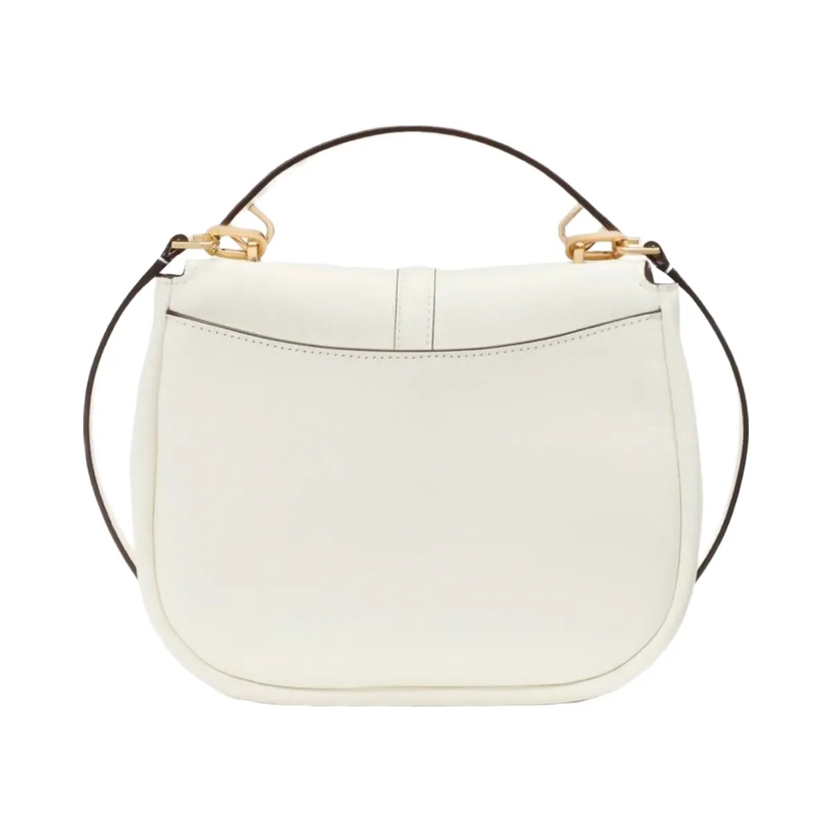 Kate Spade Kayla Pebbled Leather Saddle Bag Meringue - HypeFly India View 5