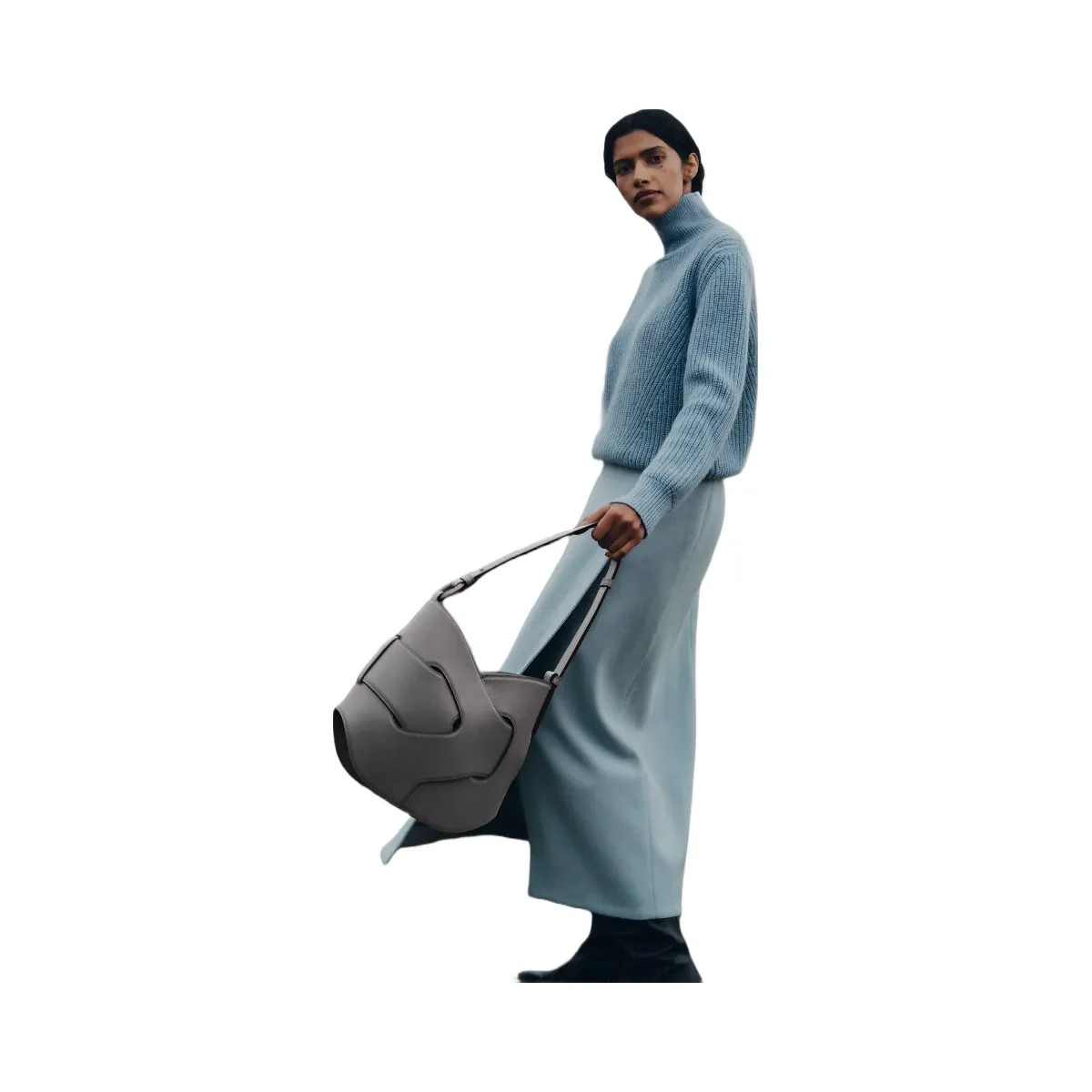 Polene Nodde Hobo Smooth Stone - HypeFly India View 5