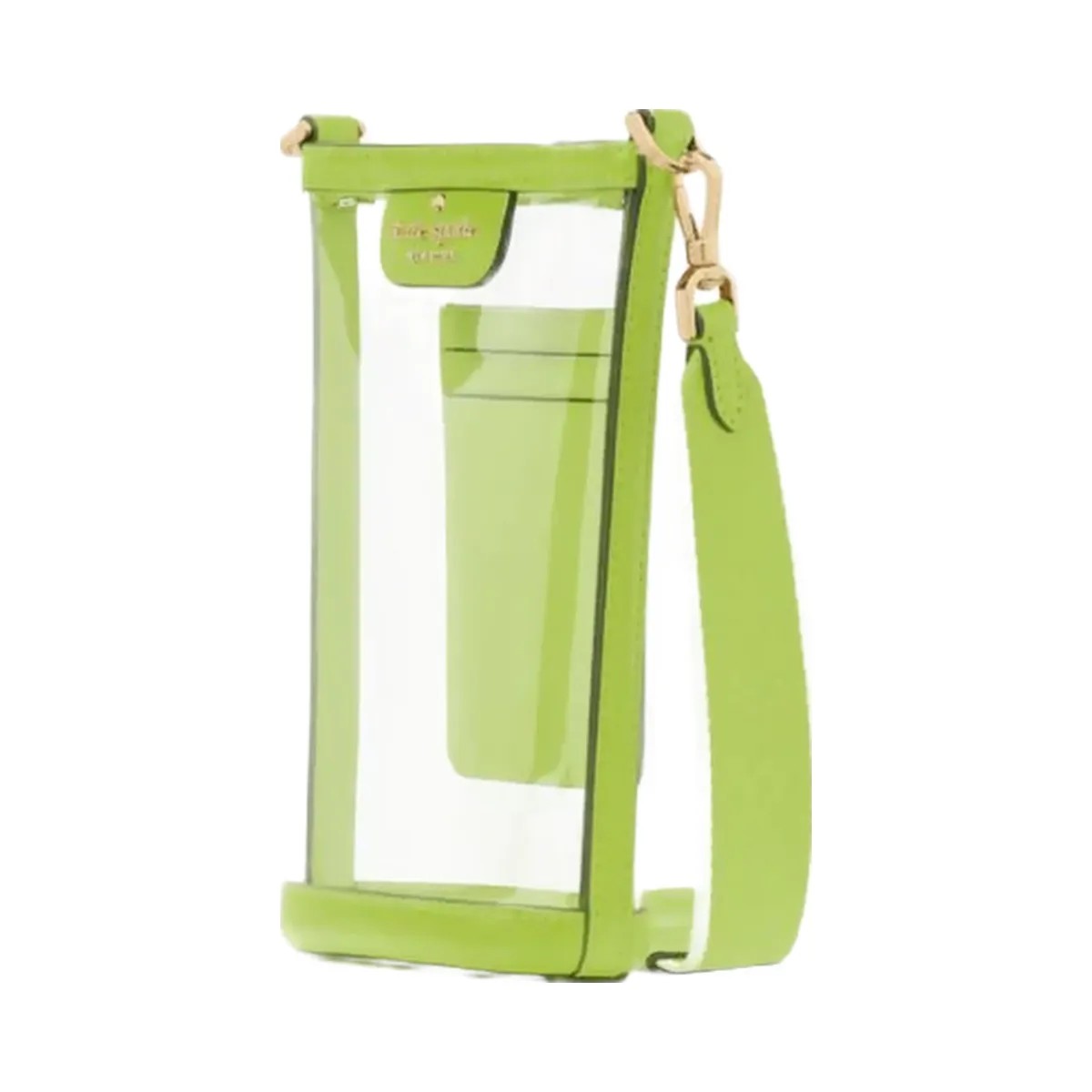 Kate Spade Clare Clear Phone Crossbody Grasshopper Green - HypeFly India View 3