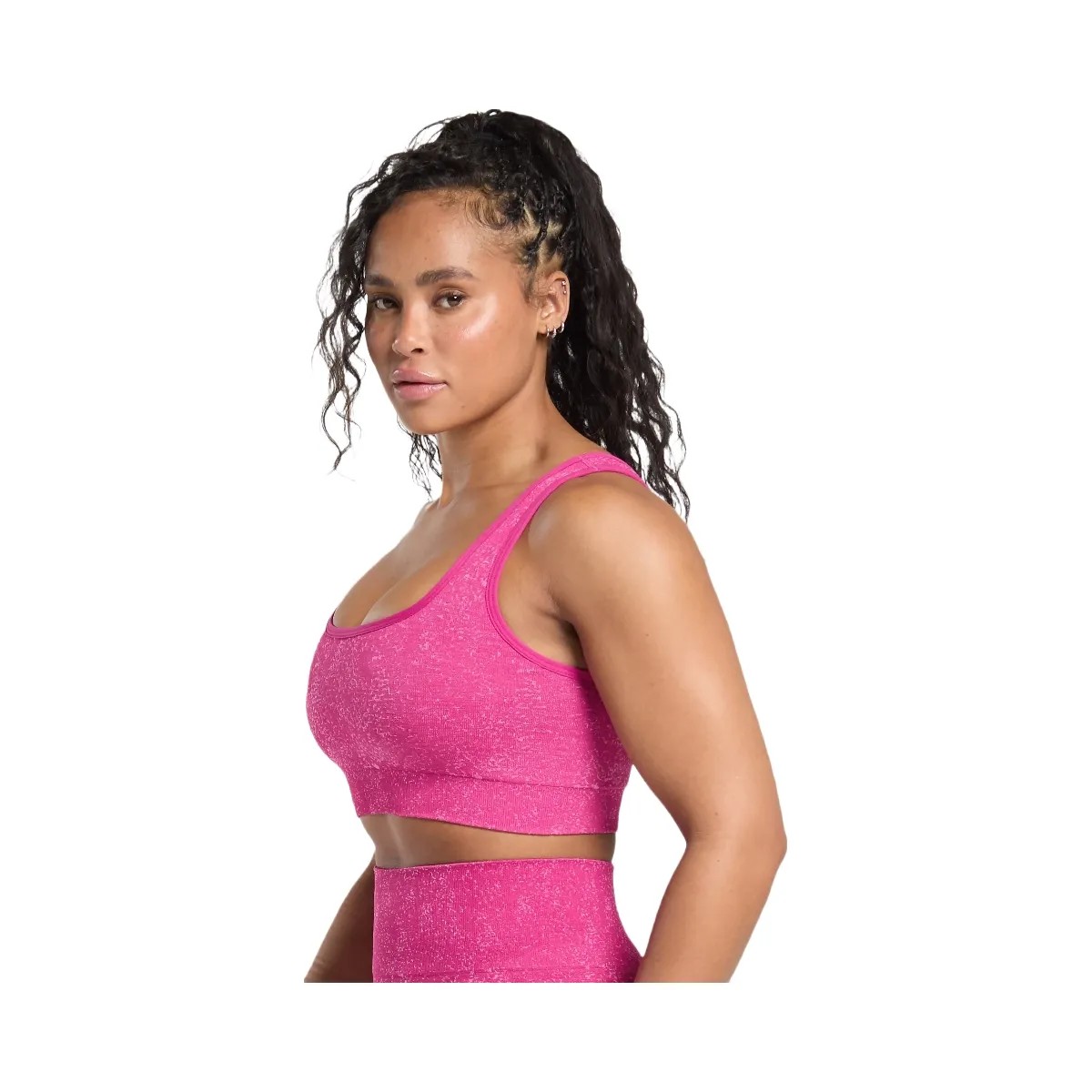 Gymshark Adapt Fleck Sports Bra - Winning Pink/Sour Pink - HypeFly India View 3