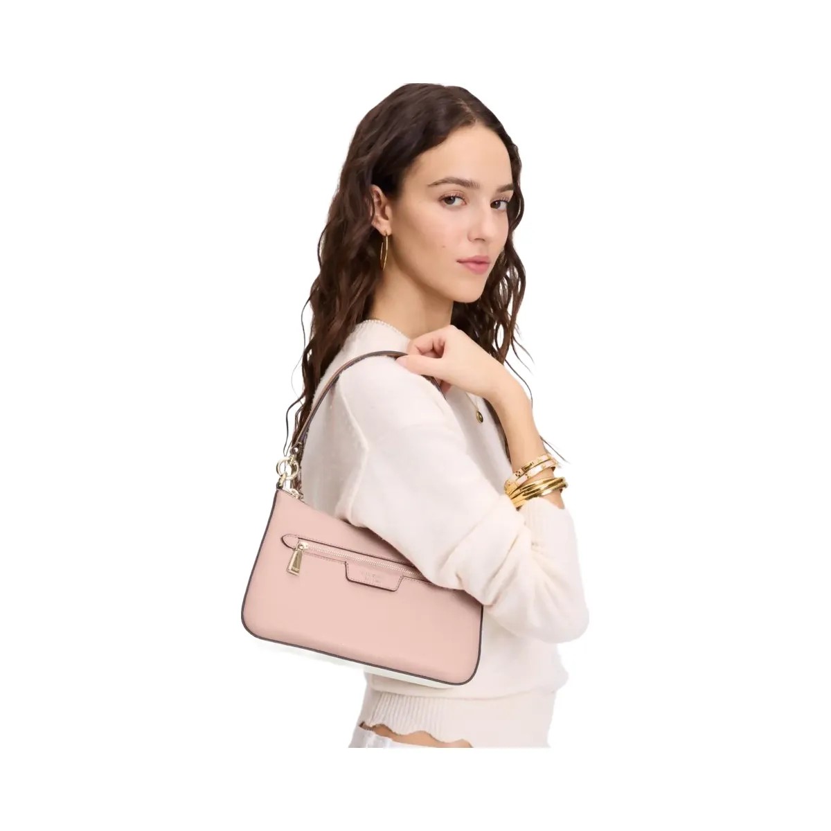 Kate Spade Hudson Colorblocked Convertible Crossbody Rose Smoke Multi - HypeFly India View 2
