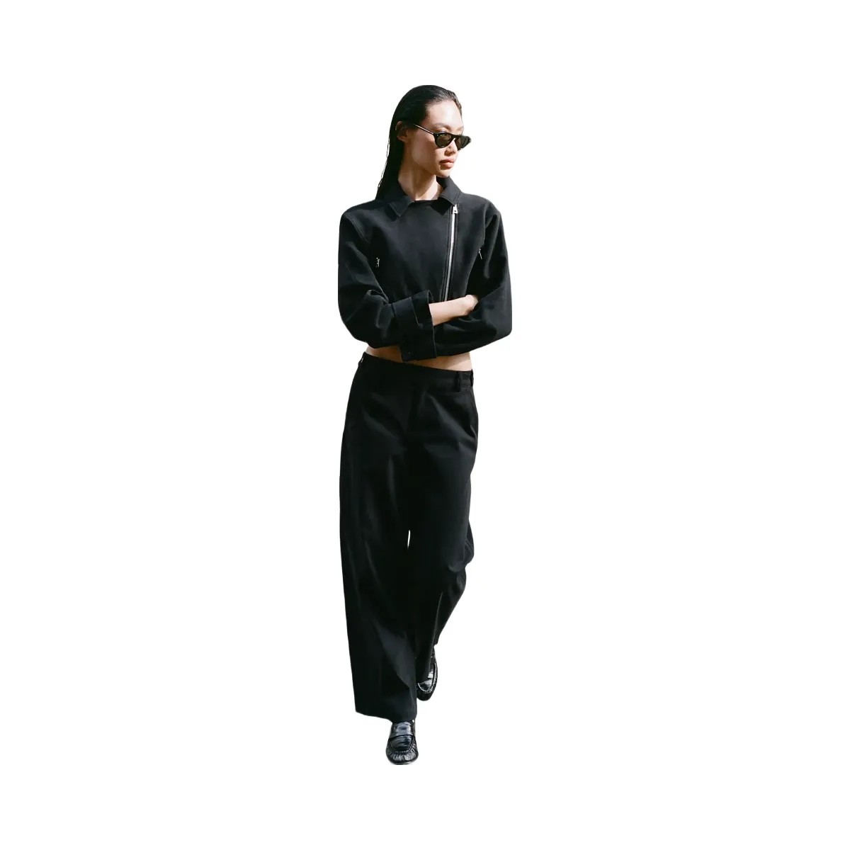 Alo Women's High Road Straight Leg Pant - Black - HypeFly India View 5