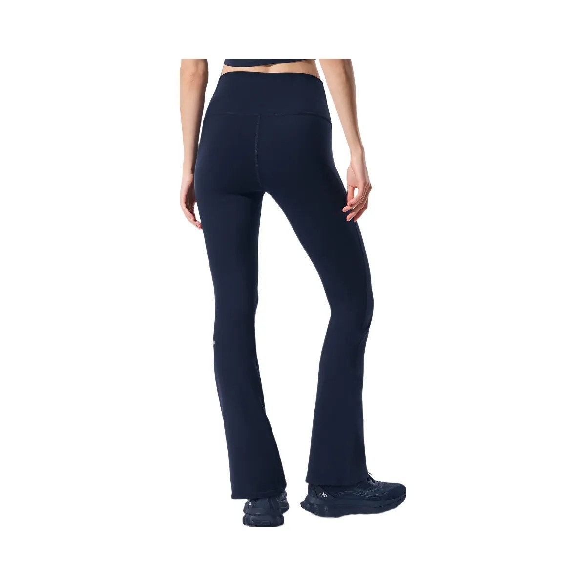 Alo Women's Airbrush High-Waist 7/8 Bootcut Legging - Navy - HypeFly India View 3