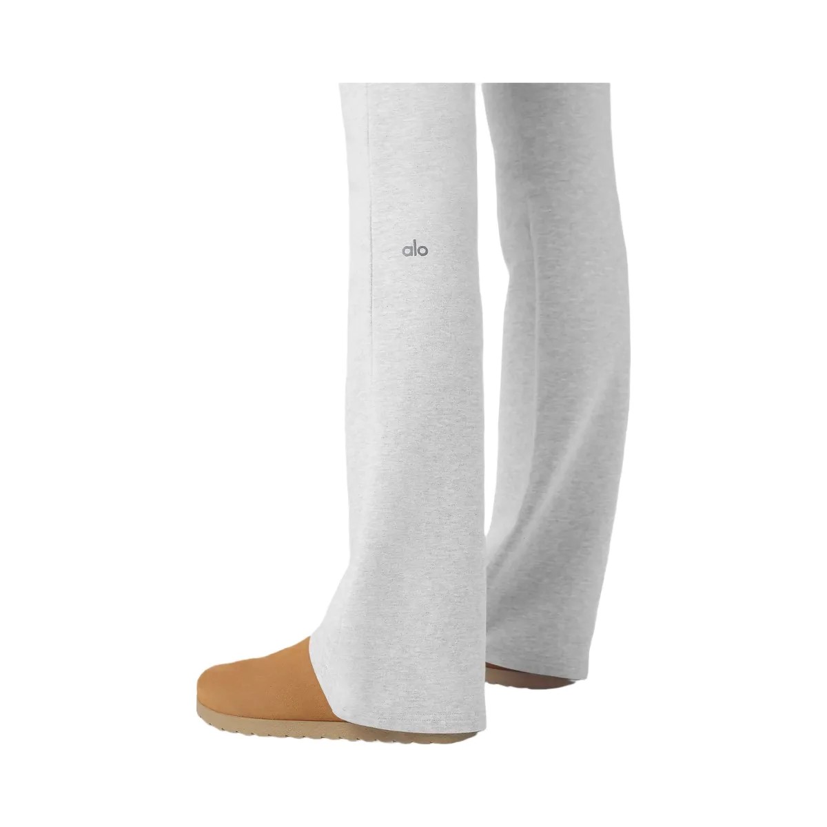 Alo Women's Sway Bootcut Sweatpant - Athletic Heather Grey - HypeFly India View 4
