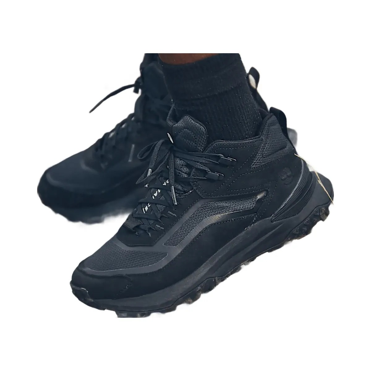 Timberland Motion Access Mid Waterproof Sneaker Black Ripstop Men'S - HypeFly India View 2