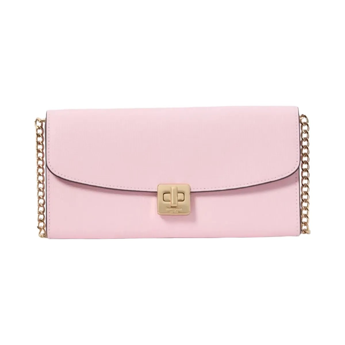Kate Spade Phoebe Turnlock Wallet on chain Pink Horizon - HypeFly India View 1