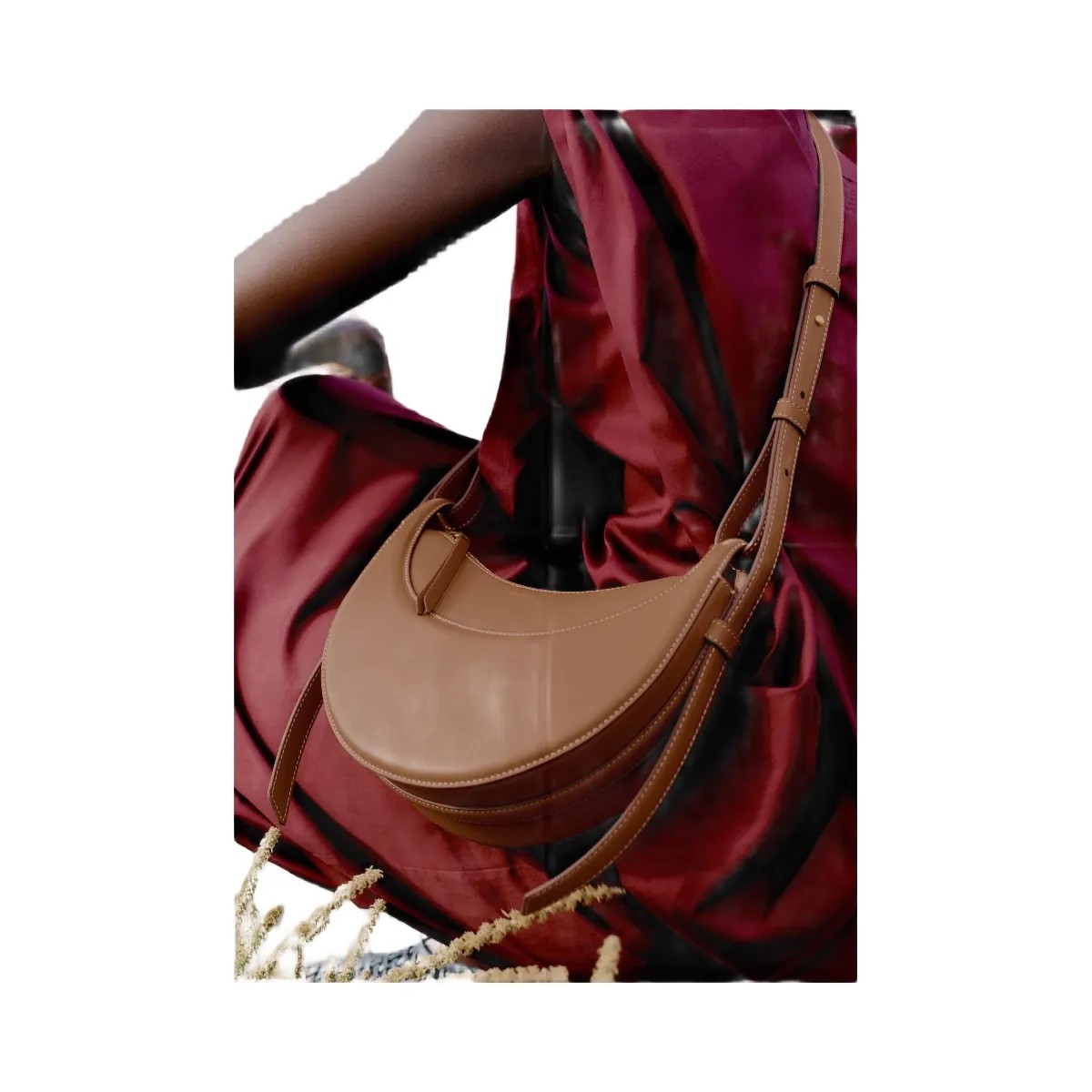 Polene Numero Dix Smooth Camel - HypeFly India View 3