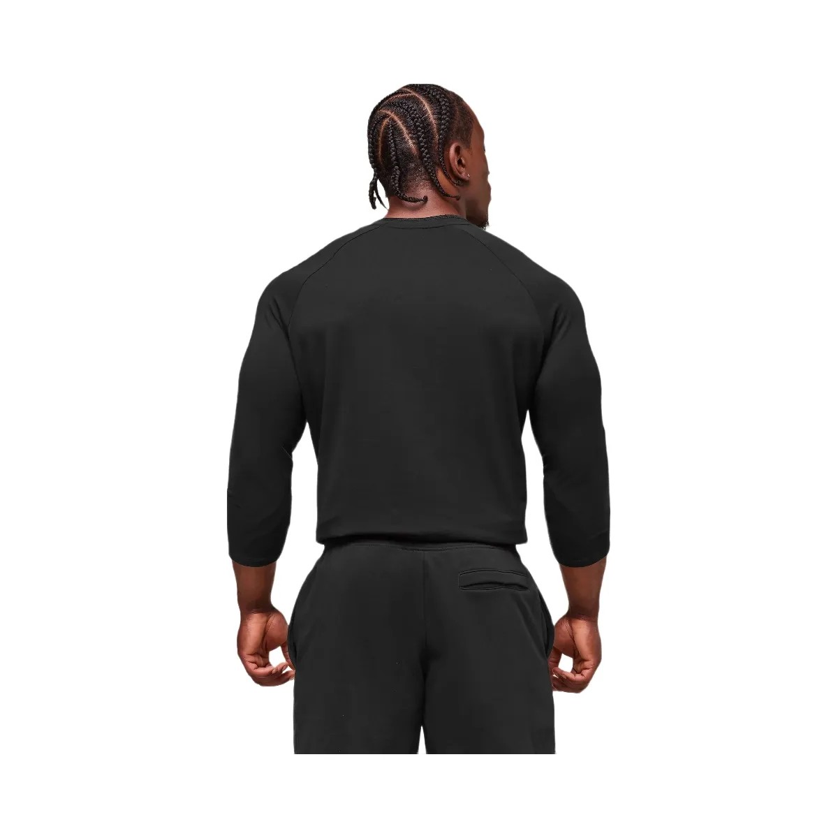 Gymshark Legacy Henley - Black - HypeFly India View 2