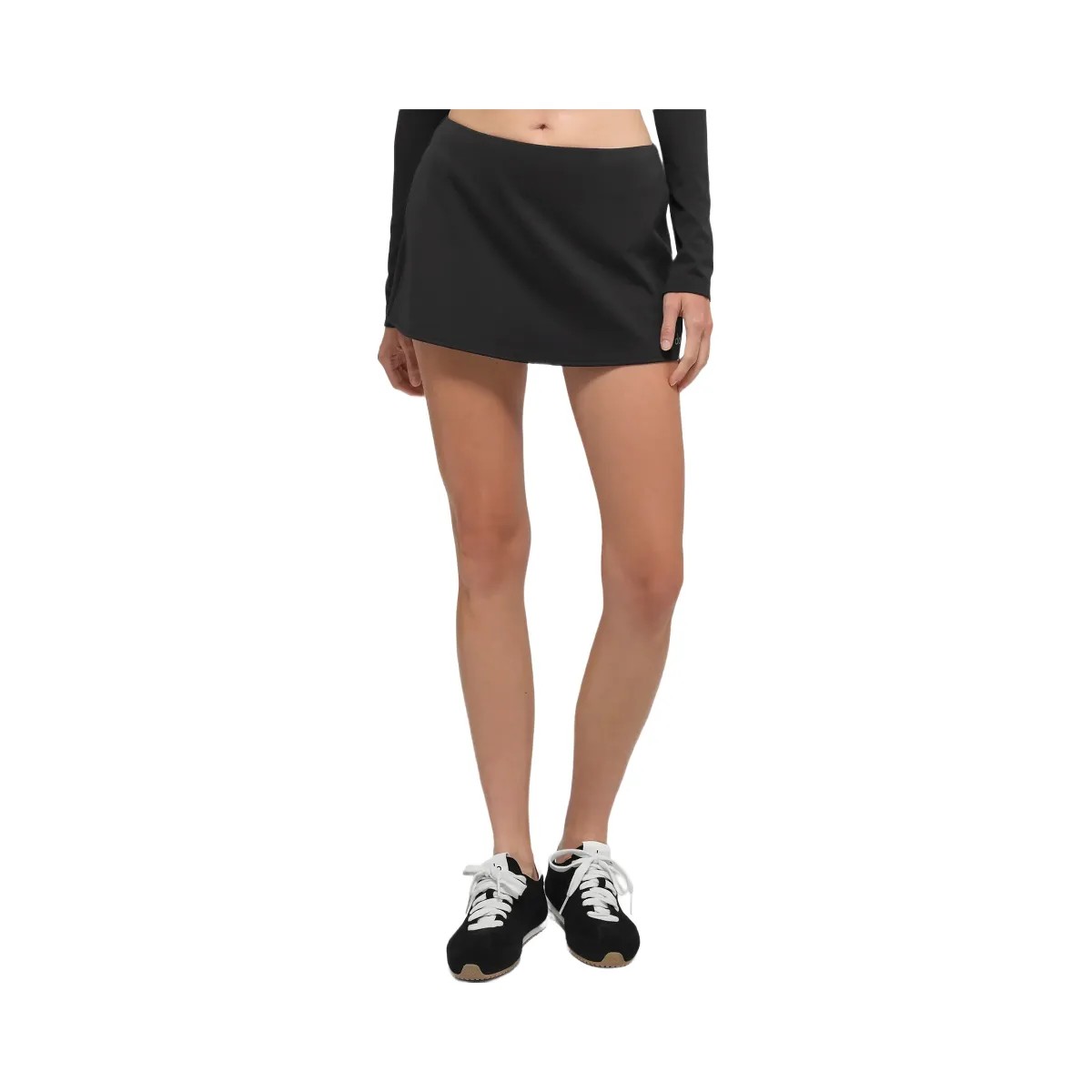 Alo Women's ALO Softsculpt Precision Mini Skirt - Black - HypeFly India View 1