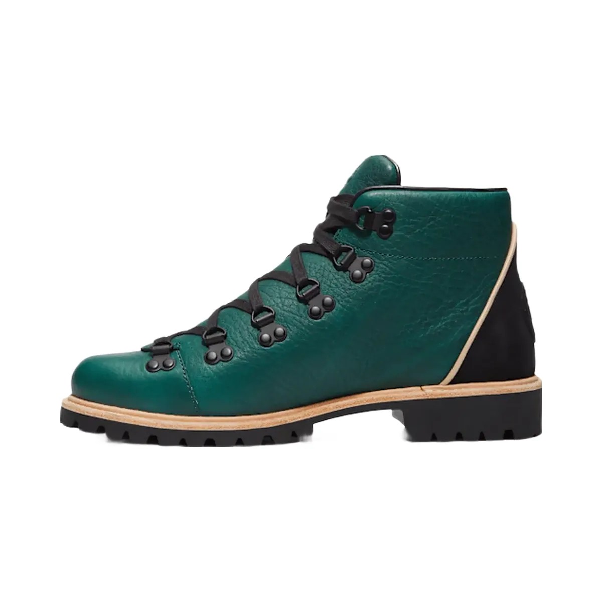 Timberland Authentic Hike Mid Hiking Boot Dark Green Full-Grain Men'S - HypeFly India View 5