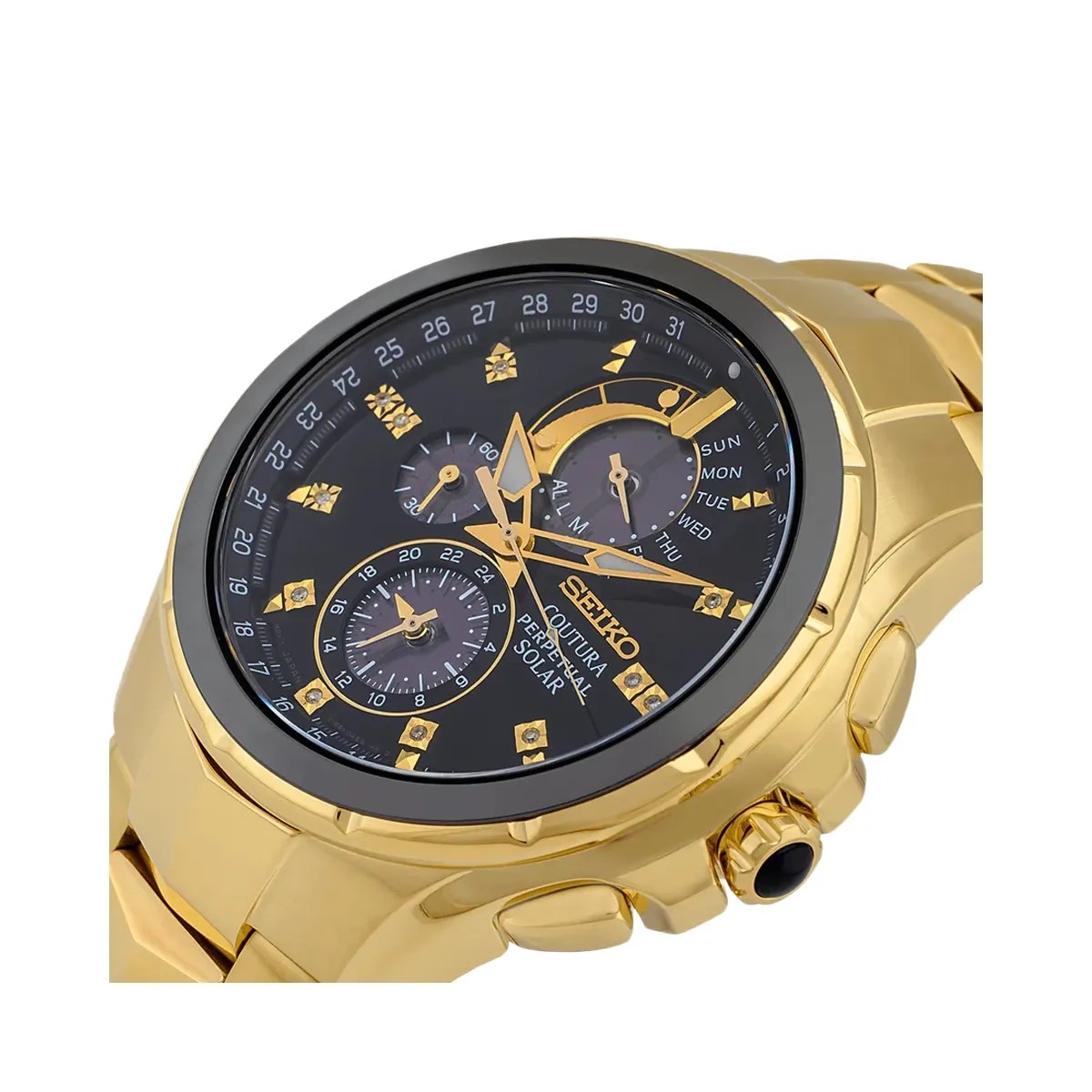 Seiko Coutura Perpetual Solar Watch - SSC572P1 Men's - HypeFly India View 2