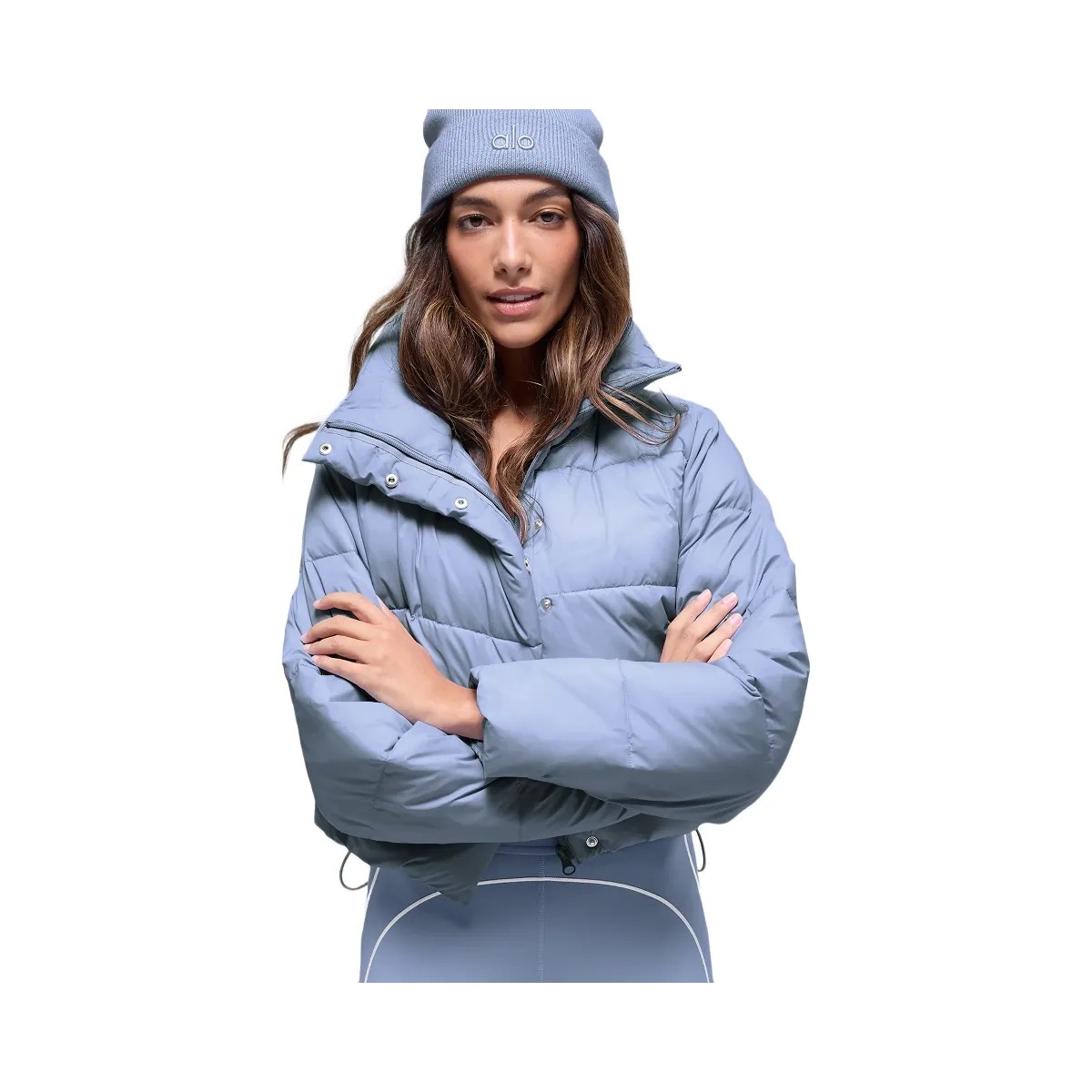 Alo Women's Gold Rush Puffer - Winter Frost - HypeFly India View 1