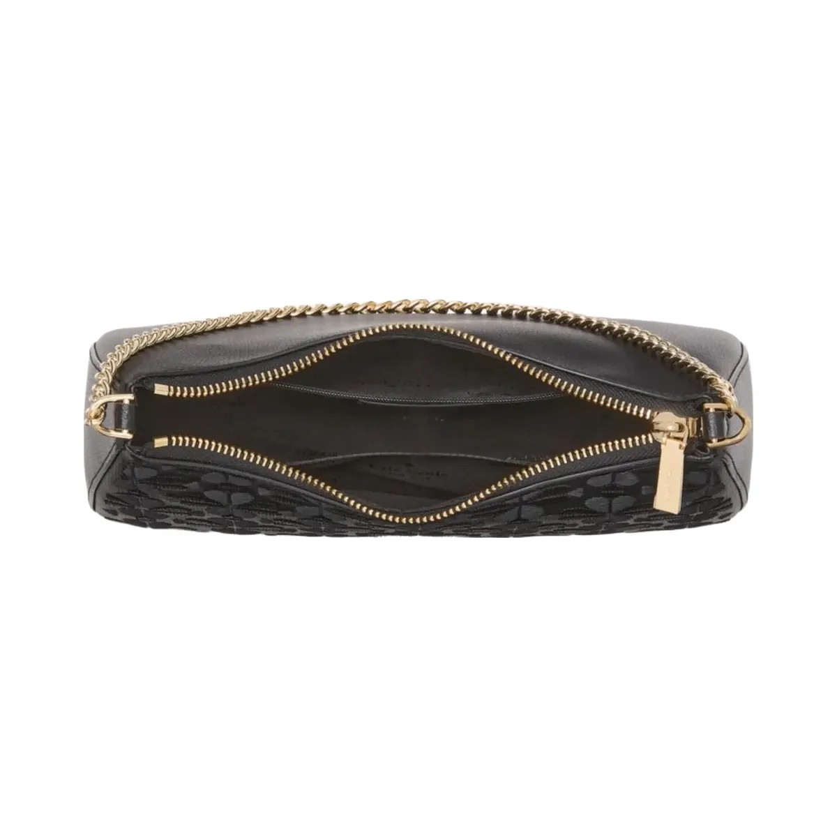Kate Spade Flower Embroidered Medium Convertible Crossbody Black - HypeFly India View 4