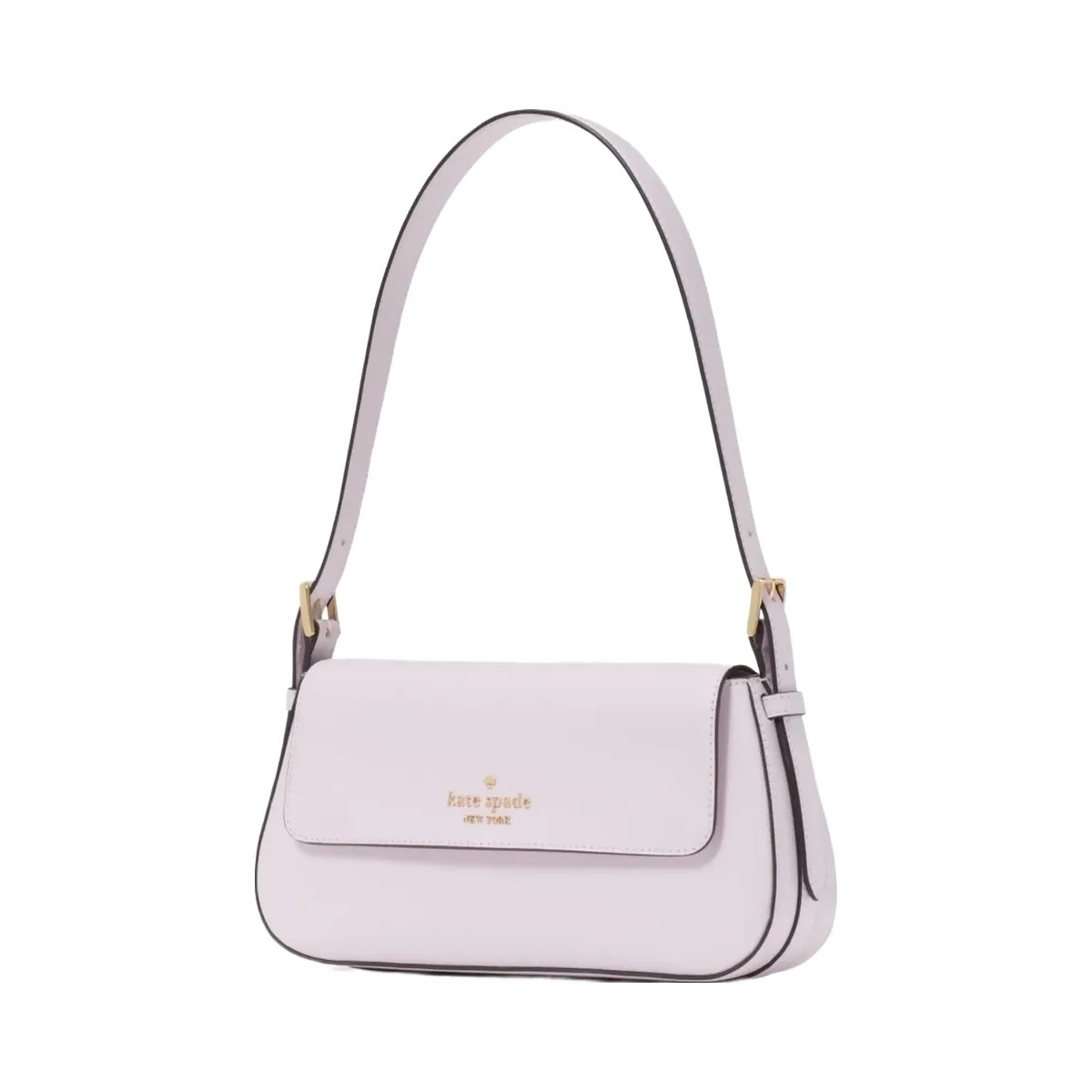 Kate Spade Madison Saffiano Leather Small Flap Shoulder Bag Pale Amethyst - HypeFly India View 3
