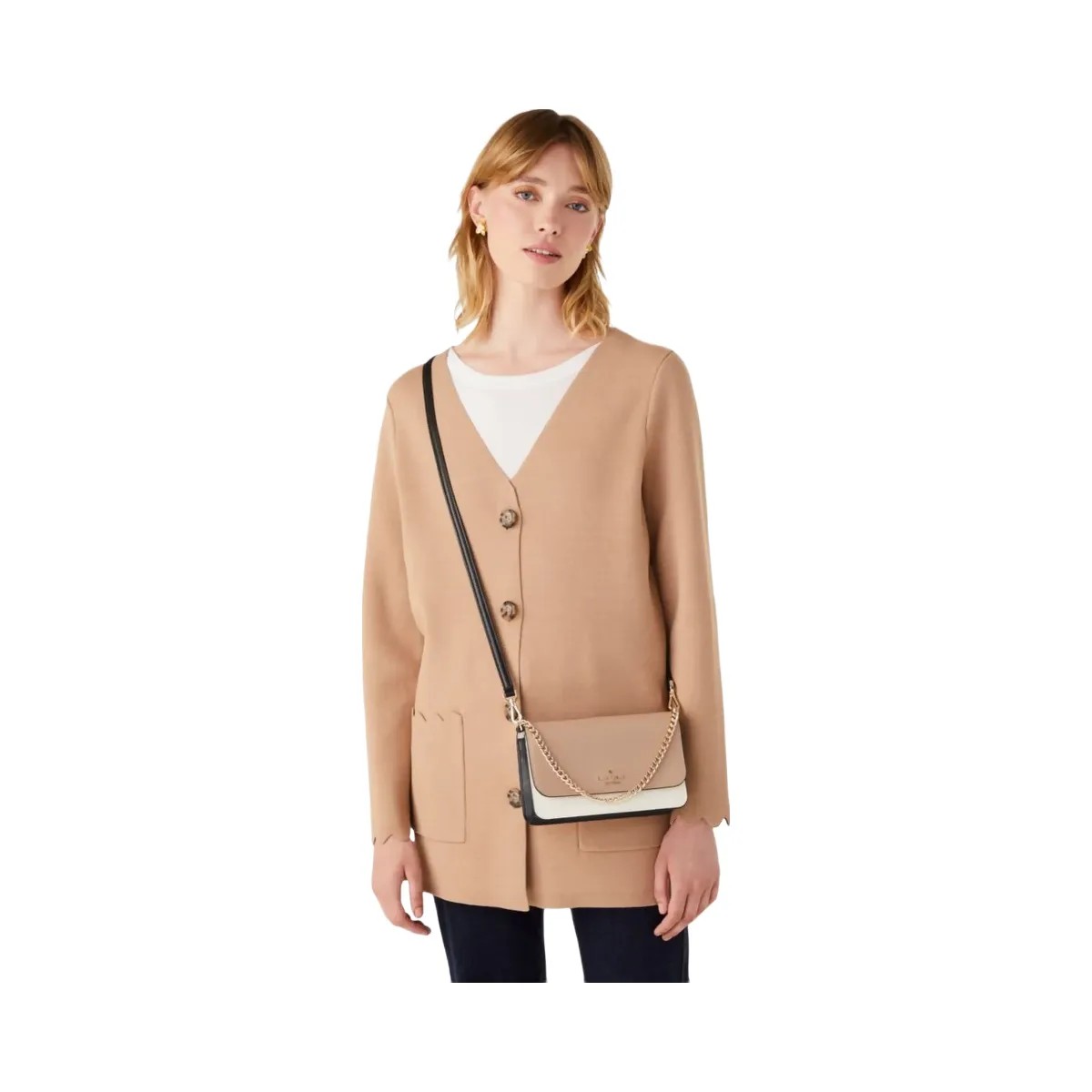 Kate Spade Madison Willow Mini Flap Crossbody Toasted Hazelnut Multi - HypeFly India View 2