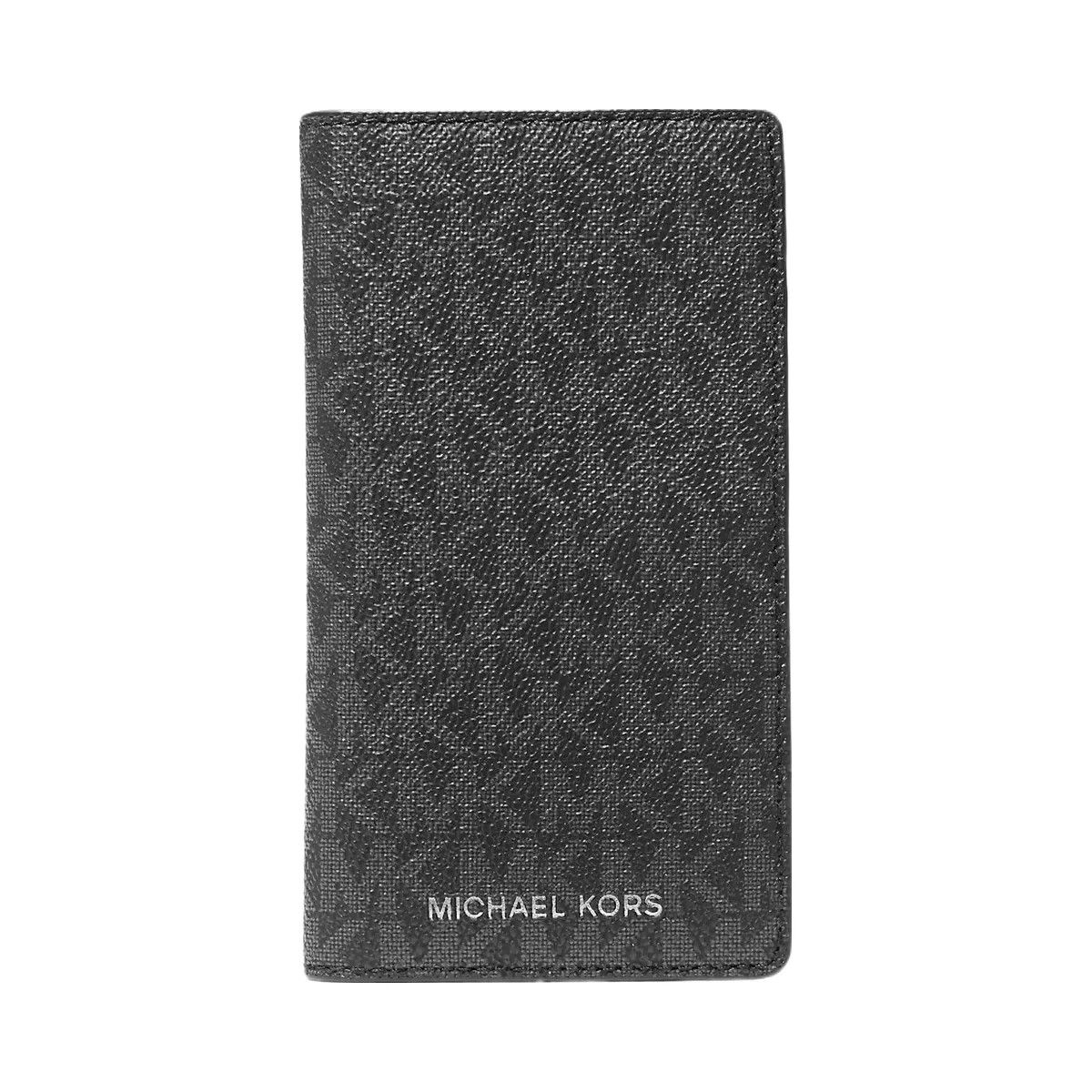 Michael Kors Cooper Large Logo Bi-Fold Card Case Black - HypeFly India View 1