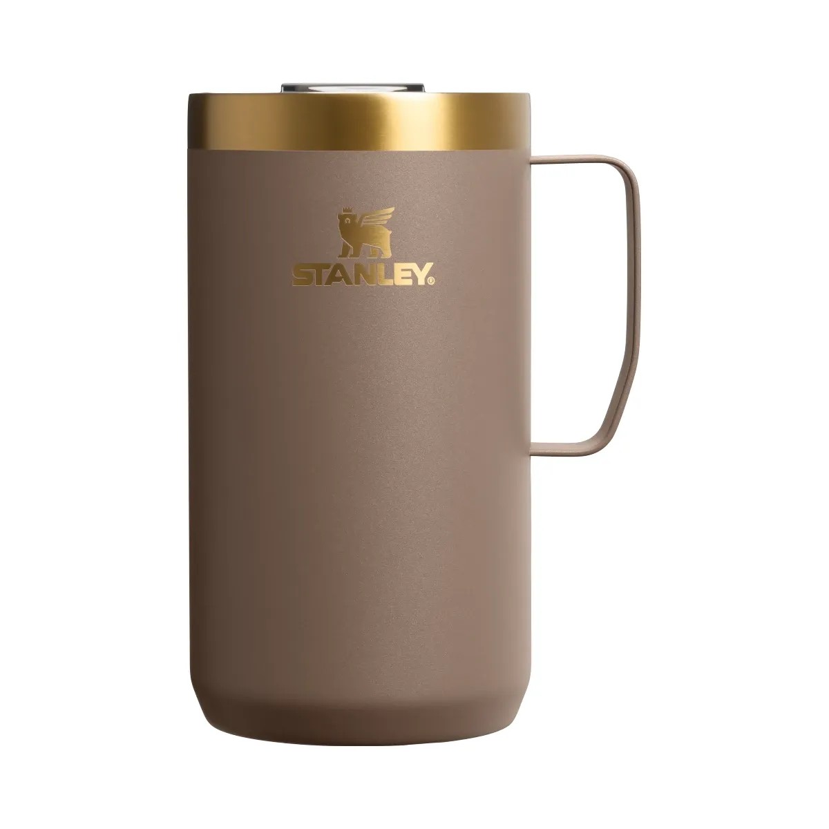 Stanley Stay-Hot Camp Mug (24OZ) Espresso Gold - HypeFly India View 1
