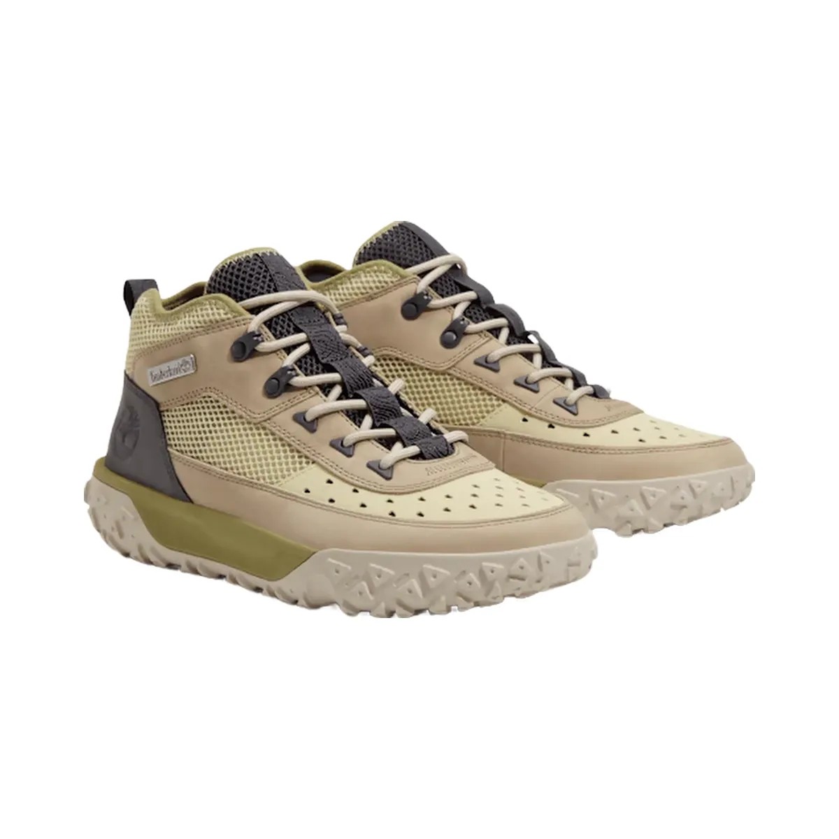 Timberland Greenstride Motion 6 Mid Lace-Up Hiking Boot Light Green Men'S - HypeFly India View 1