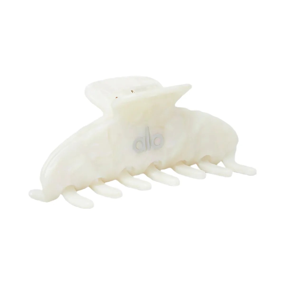 Alo 90's Claw Clip - White Pearl - HypeFly India View 4