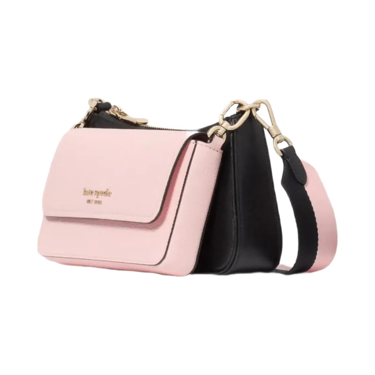 Kate Spade Double Up Colorblocked Crossbody Pastry Pink Multi - HypeFly India View 3