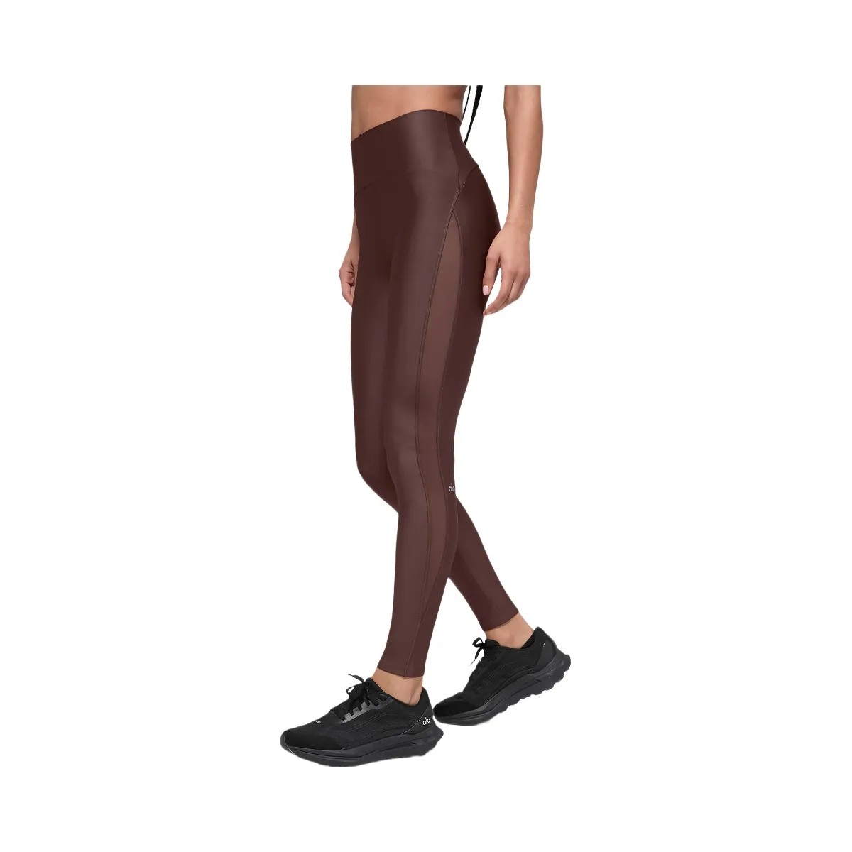 Alo Women's Airlift High-Waist Mesh Infatuation Legging - Brownstone - HypeFly India View 1