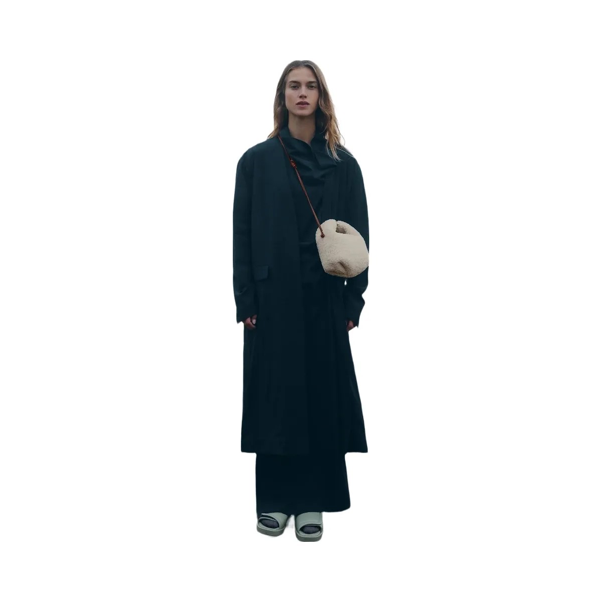 Polene Beri Ecru Shearling - HypeFly India View 4