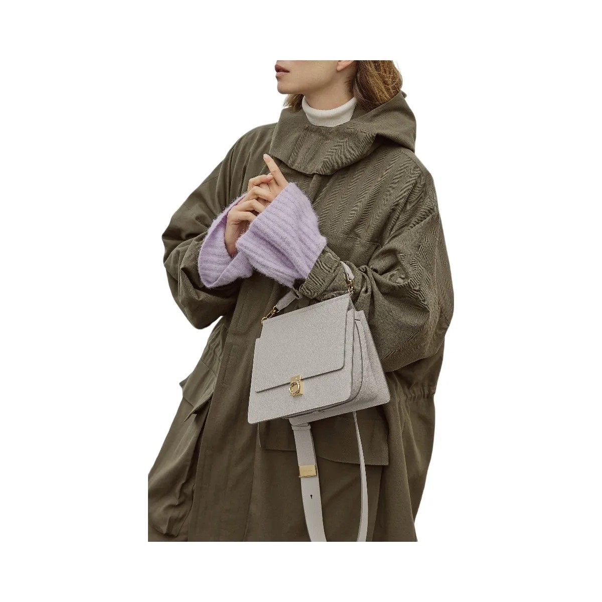 Polene Numero Sept Textured Chalk - HypeFly India View 5