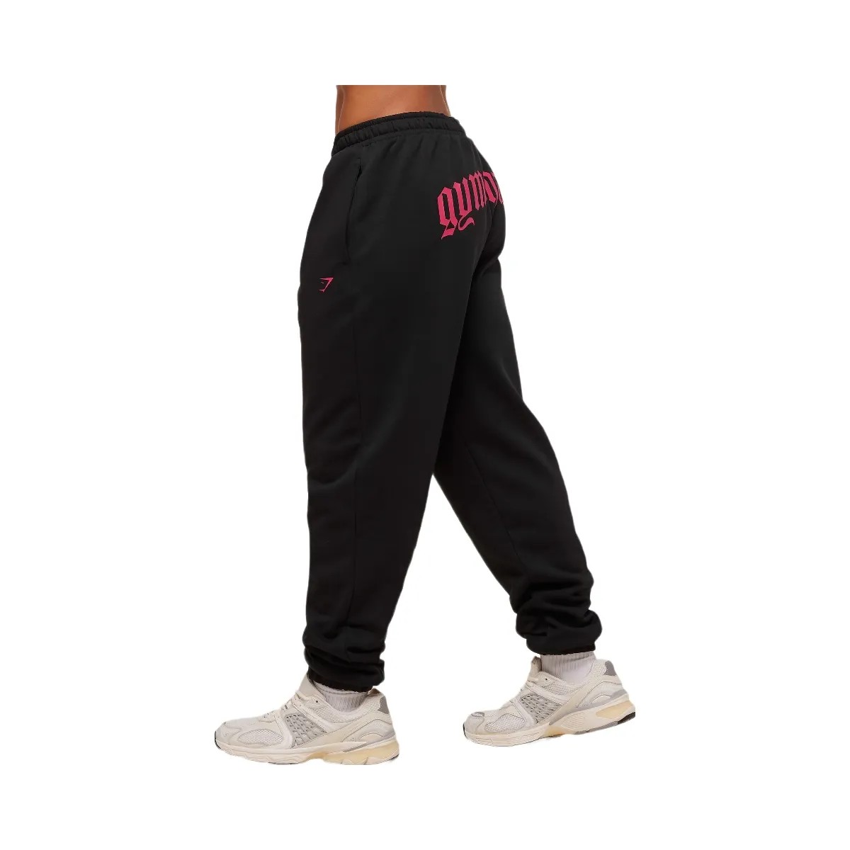 Gymshark Strength Department Joggers - Black - HypeFly India View 2