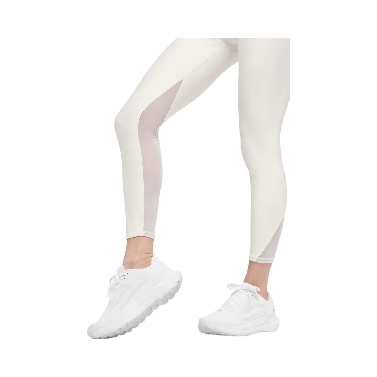 Alo Women's Airlift High-Waist 7/8 Rebel Legging - Ivory - HypeFly India View 4