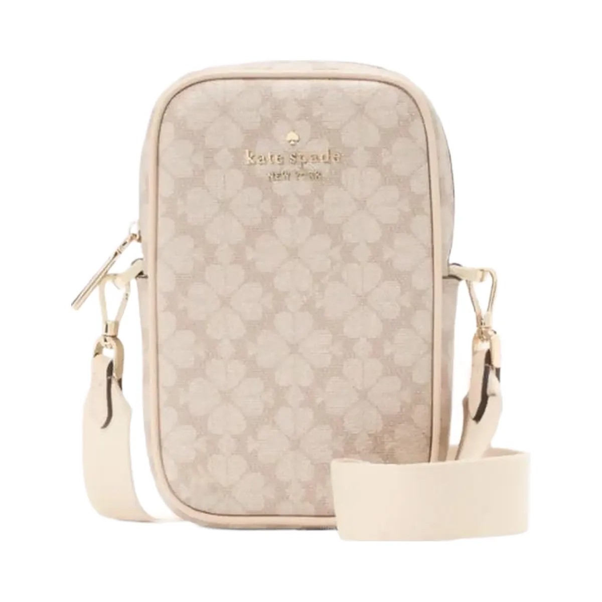 Kate Spade Flower Phone Crossbody Dark Beige Multi - HypeFly India View 1