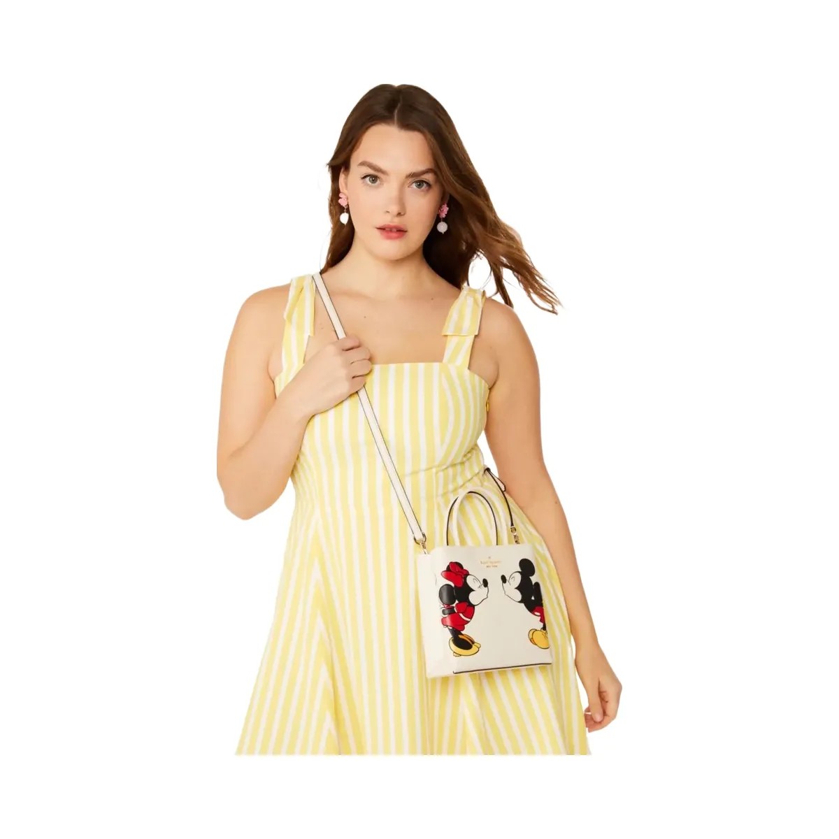 Kate Spade Disney X Kate Spade New York Minnie Mini Tote Parchment Multi - HypeFly India View 2