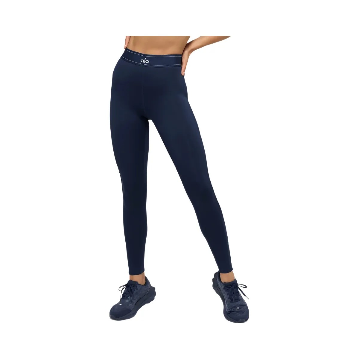 Alo Women's Airlift High-Waist Suit Up Legging - Navy/Navy - HypeFly India View 2