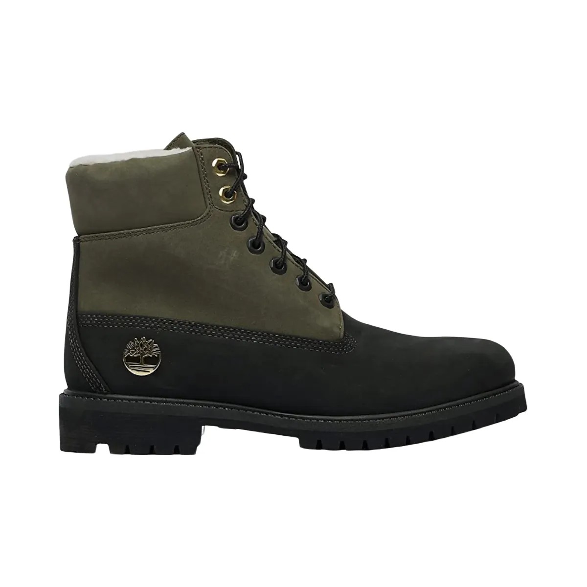 Timberland 6" Premium Boot Shearling Black Grapeleaf - HypeFly India View 1