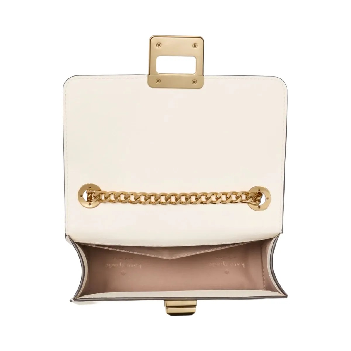 Kate Spade Phoebe Turnlock Mini Flap Crossbody Toasted Hazelnut Mul - HypeFly India View 3