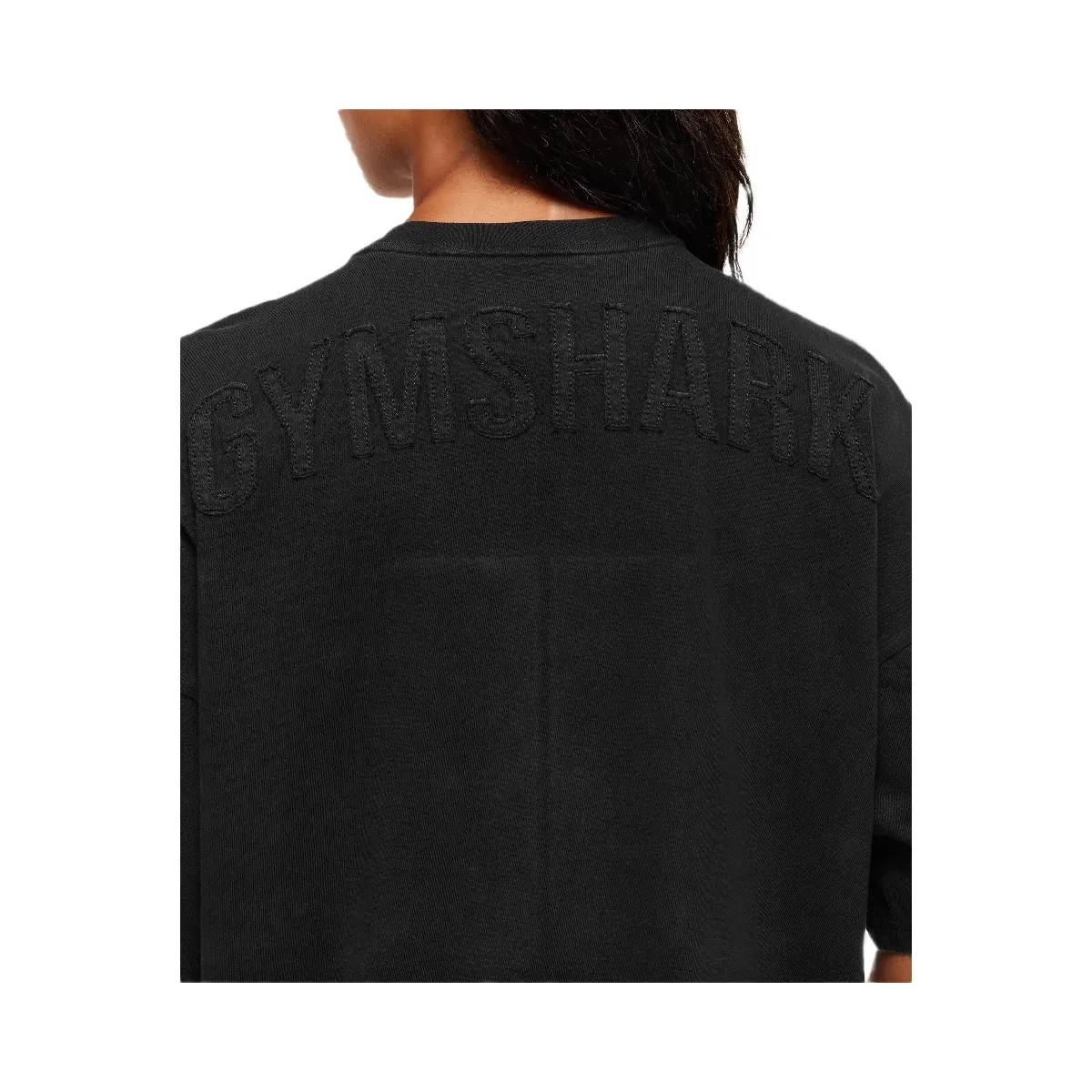 Gymshark Power Washed Oversized T-Shirt - Black/Acid Wash Small Ball - HypeFly India View 4