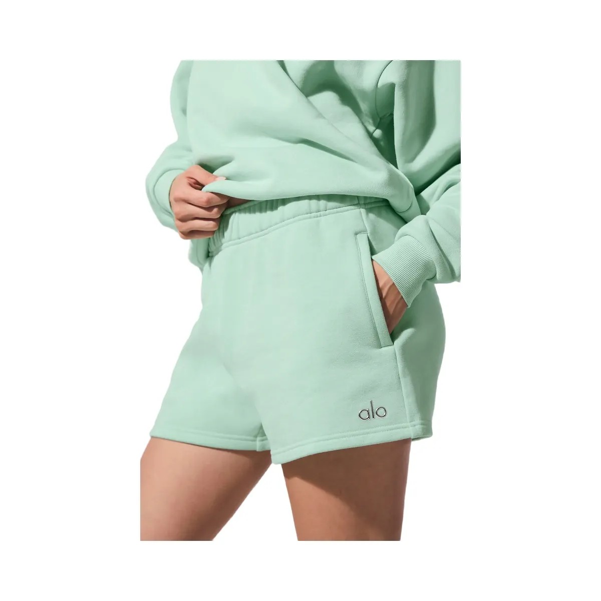 Alo Women's Accolade Short - Spearmint - HypeFly India View 4