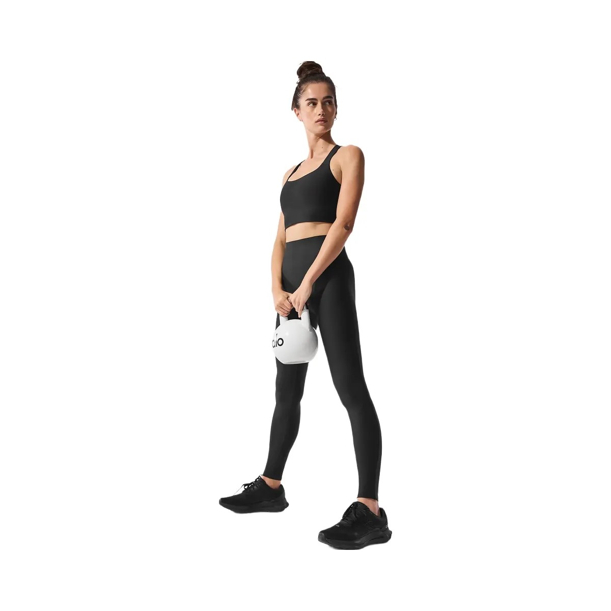 Alo Women's Airlift High-Waist Sleek Legging - Black - HypeFly India View 5