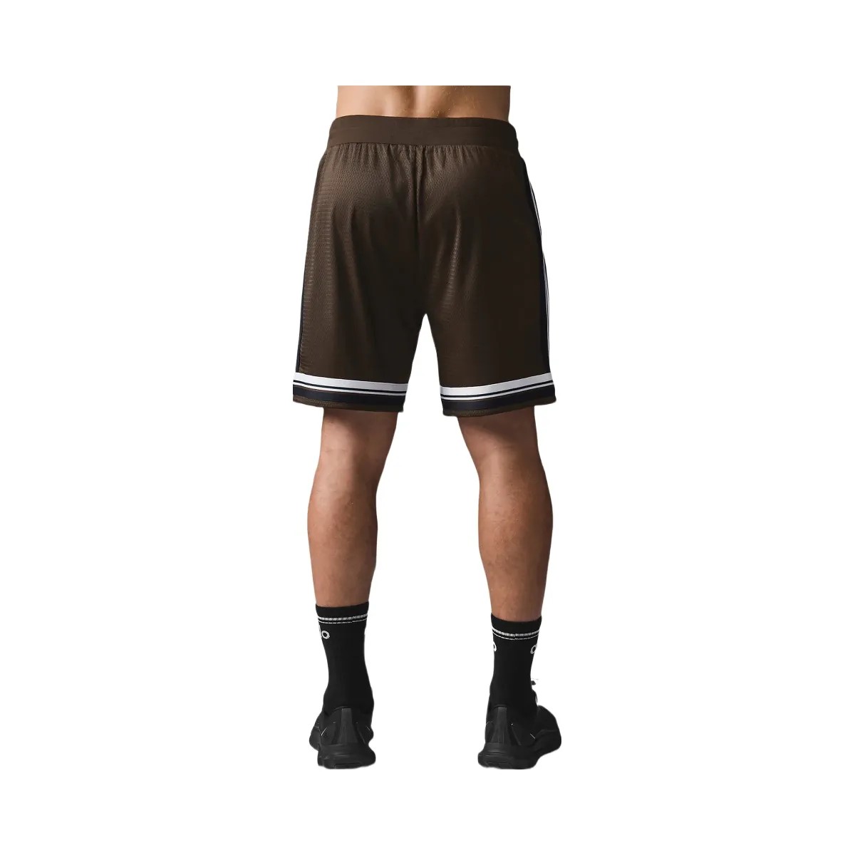 Alo Men's 7" Key Mesh Basketball Short - Espresso - HypeFly India View 5
