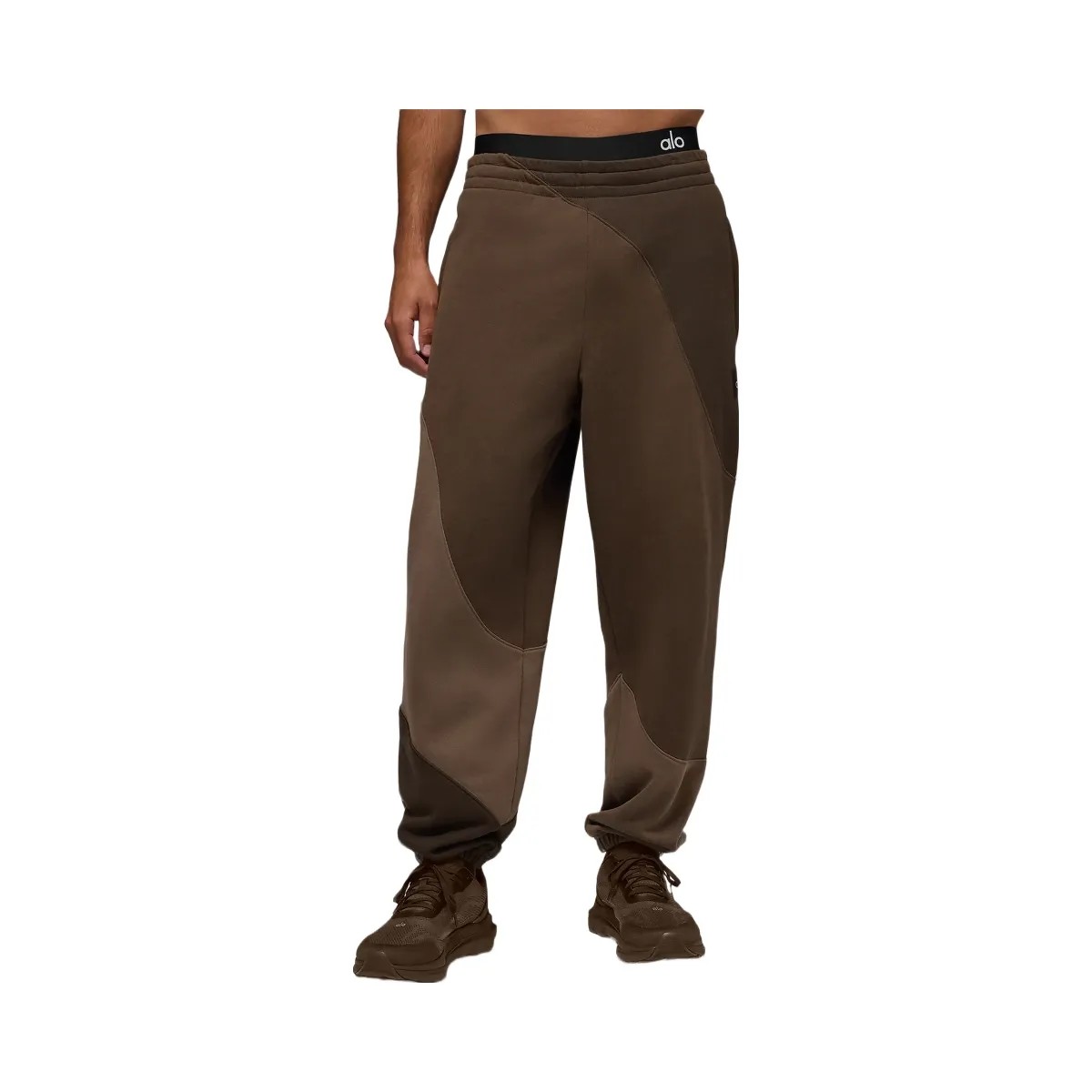 Alo Men's Make Waves Sweatpant - Espresso Tonal - HypeFly India View 1
