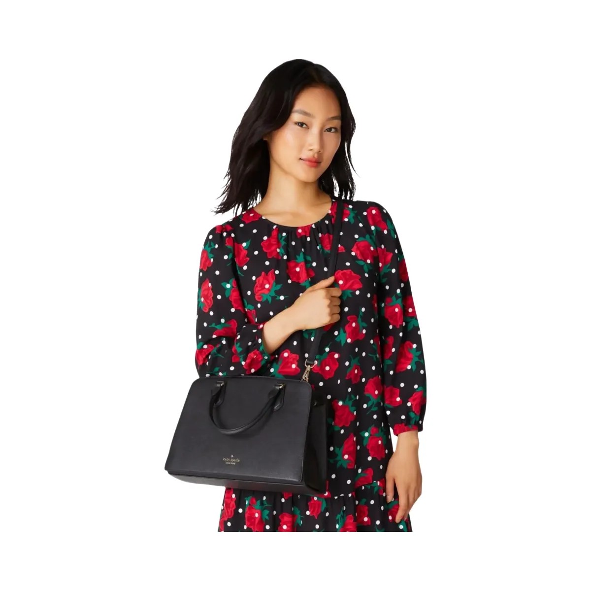 Kate Spade Addie Satchel Black - HypeFly India View 2