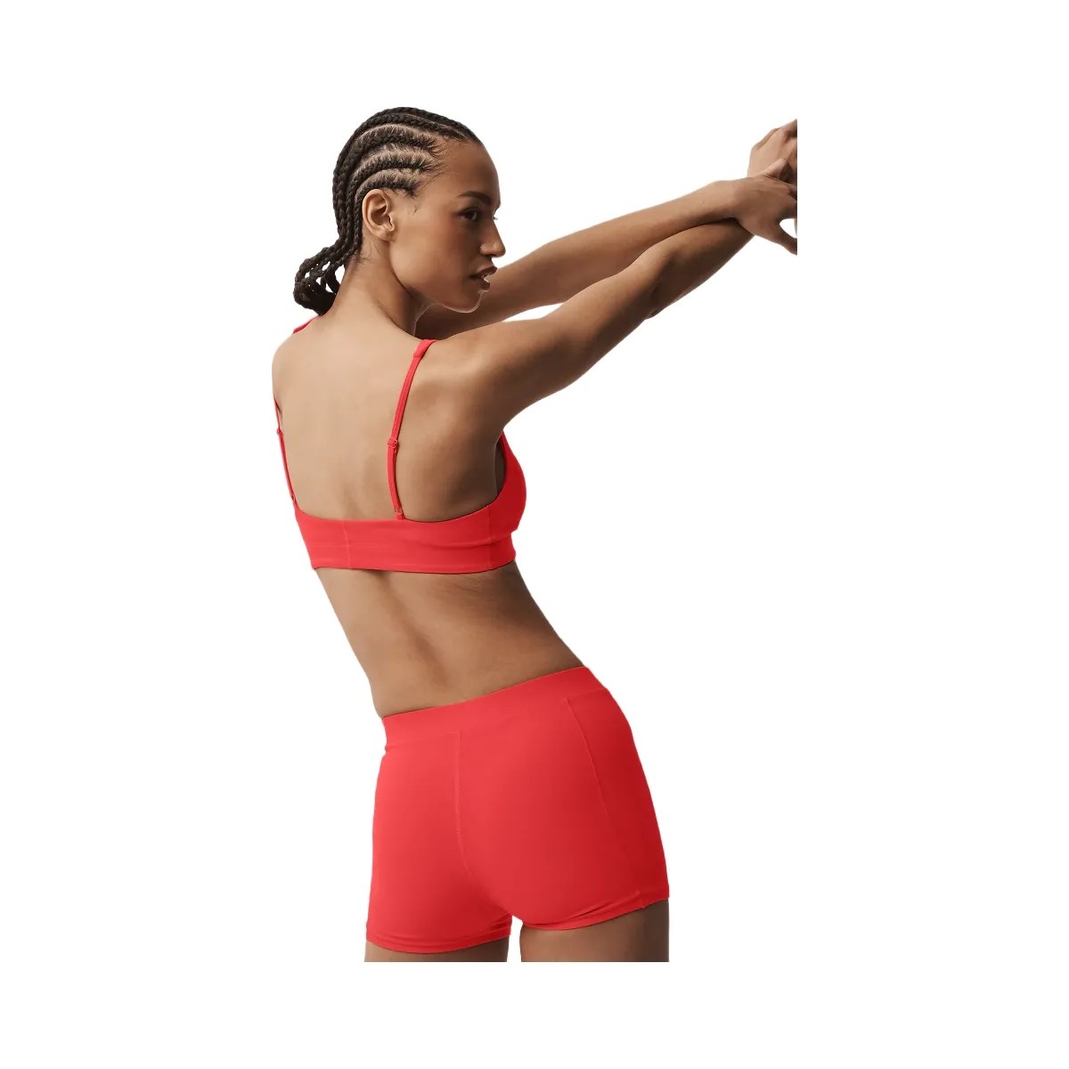 Alo Women's soft Sincere Bra - Bright Red - HypeFly India View 2