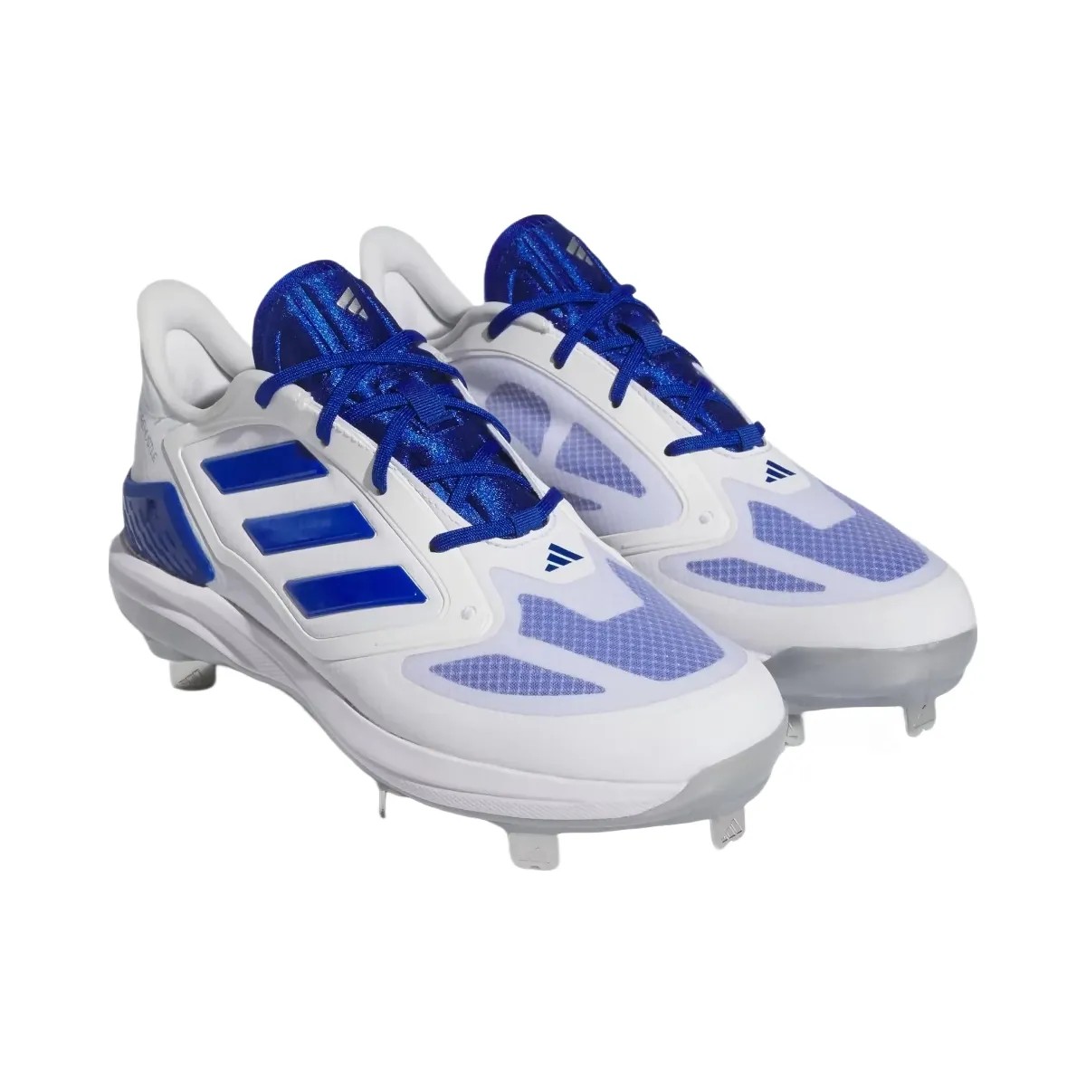 Adidas Adizero Purehustle 3 Elite Cloud White Royal Blue Silver Metallic - HypeFly India View 3